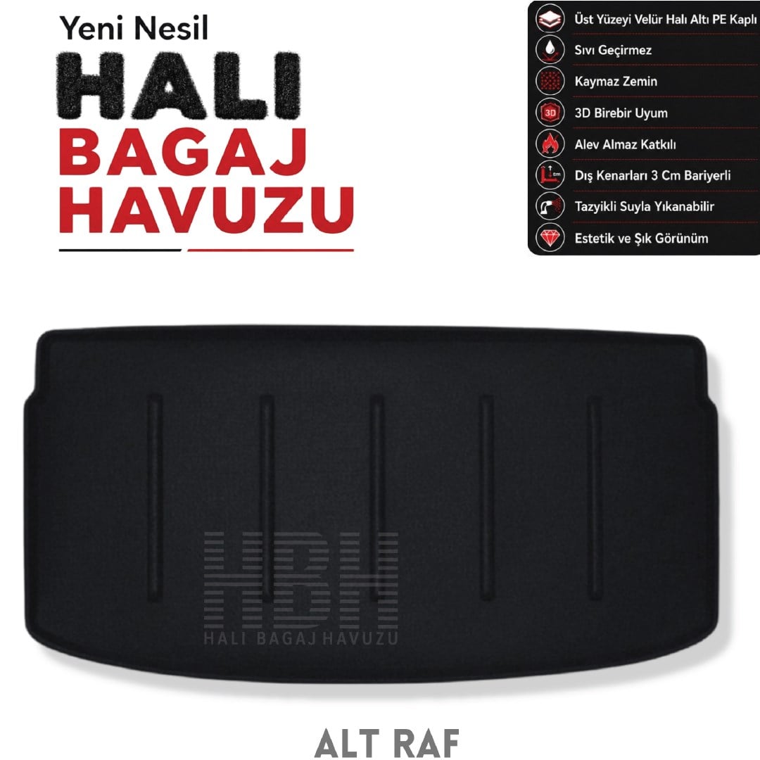 Vw T-Cross Halı Bagaj Havuzu (2017 ve Sonrası)