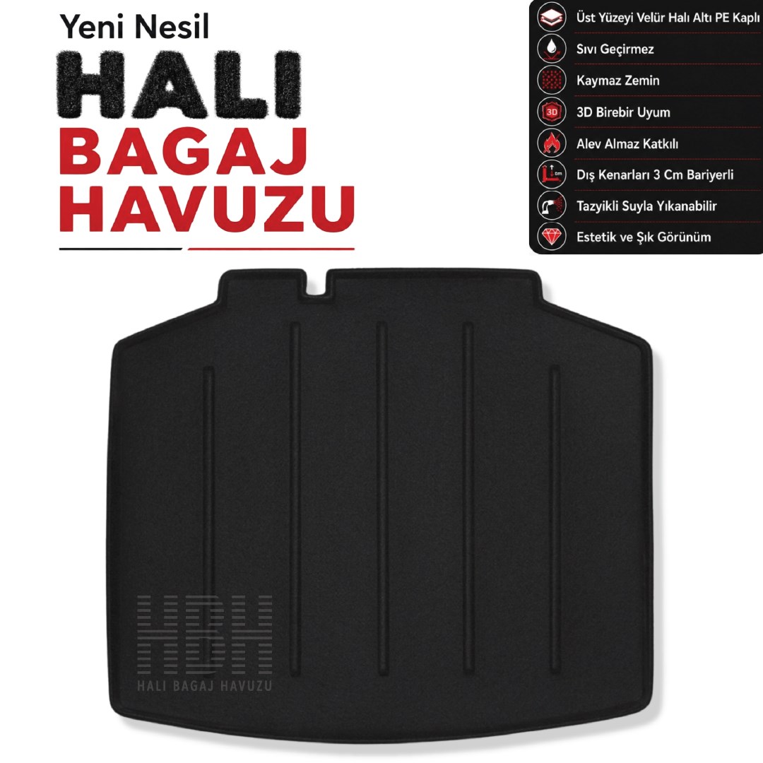 Skoda Kamiq Halı Bagaj Havuzu (2020 Sonrası)