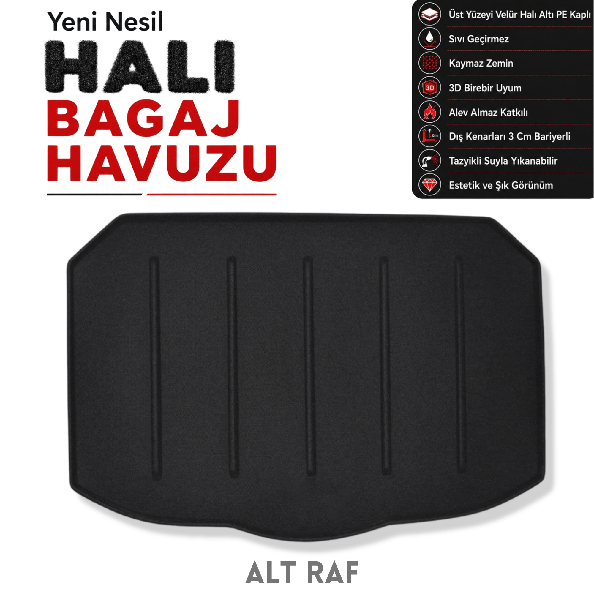 Nissan Qashqai Halı Bagaj Havuzu (2022 ve Sonrası)