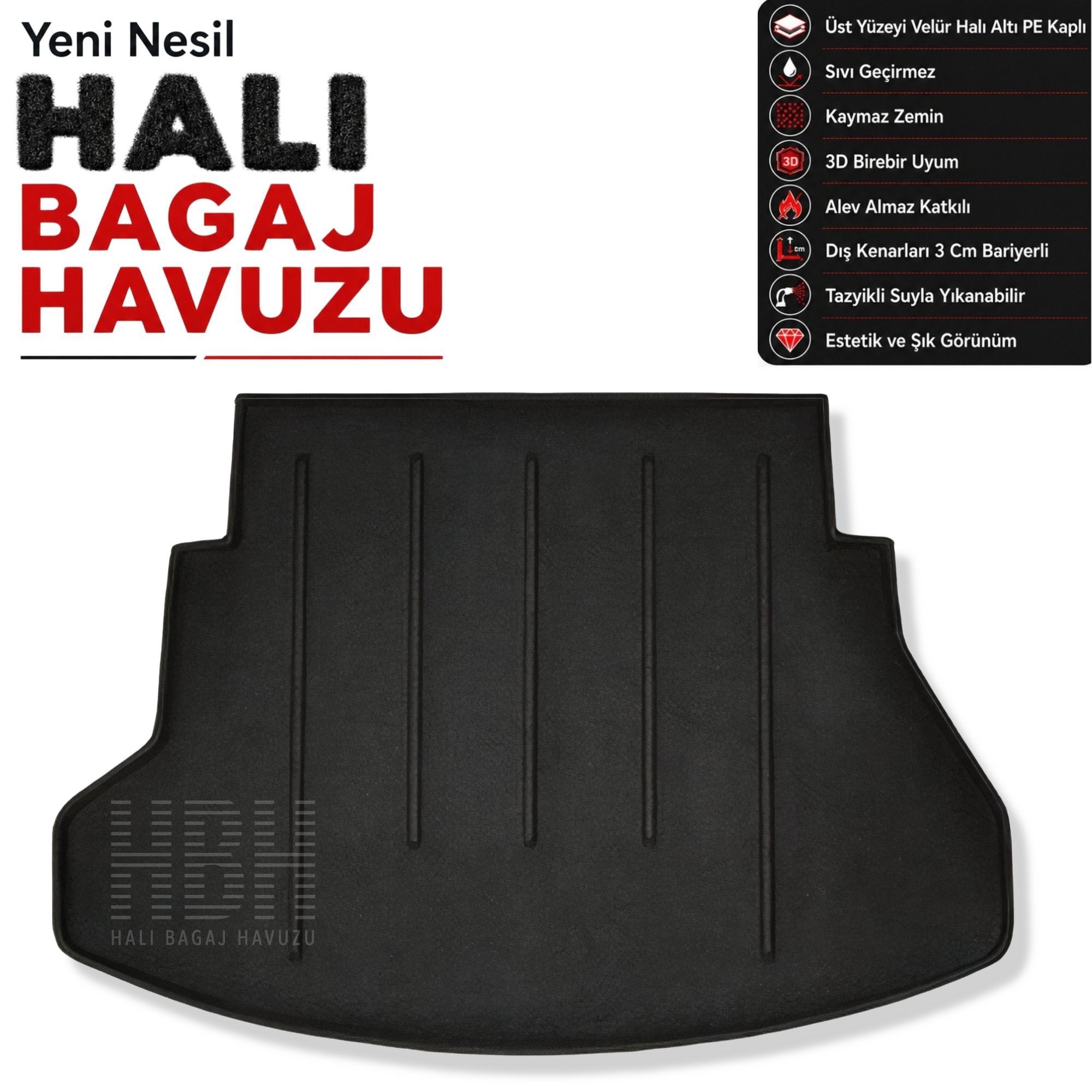 Hyundai i30 CW Halı Bagaj Havuzu (2012 Sonrası)