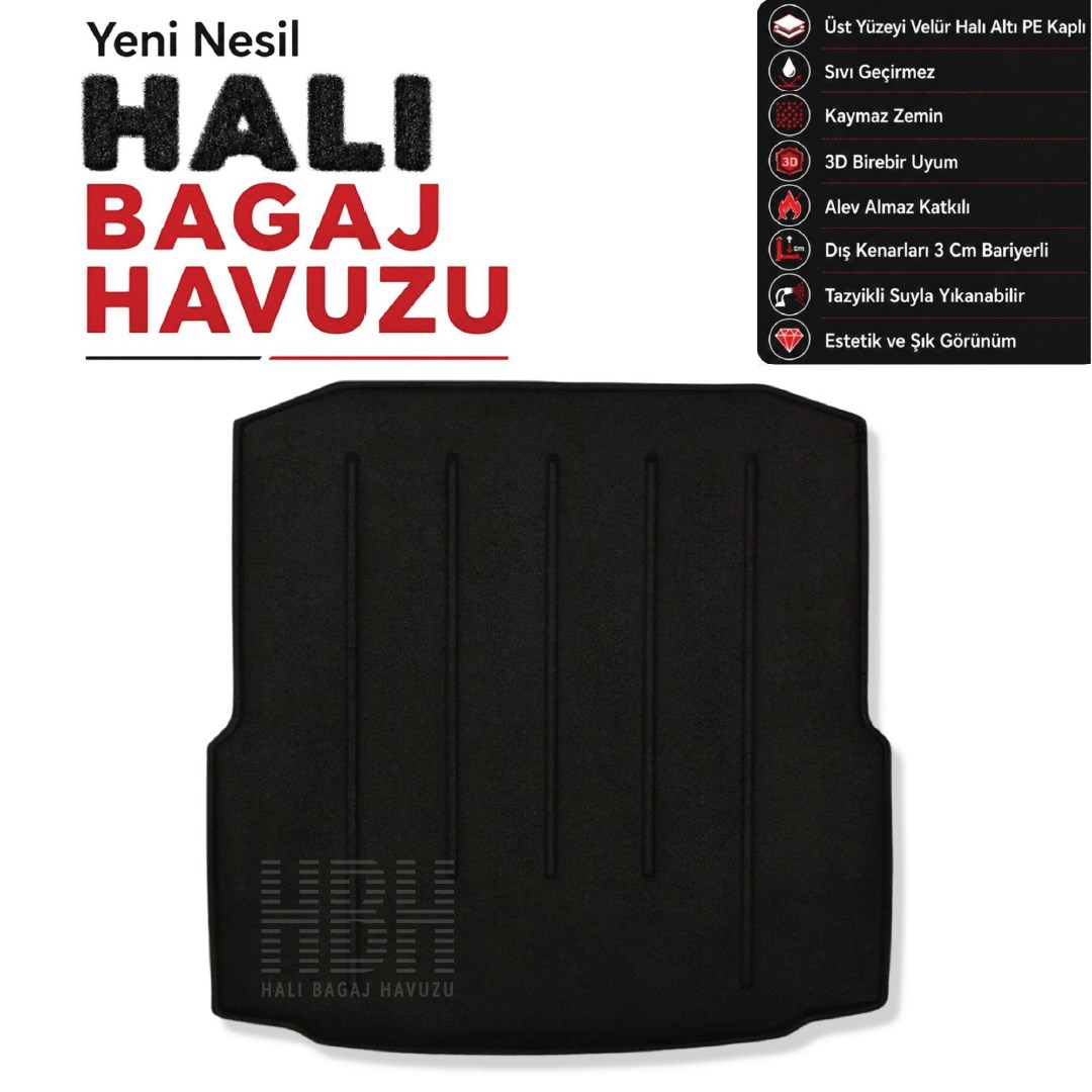 Skoda Octavia III Halı Bagaj Havuzu (2013-2020 Arası)