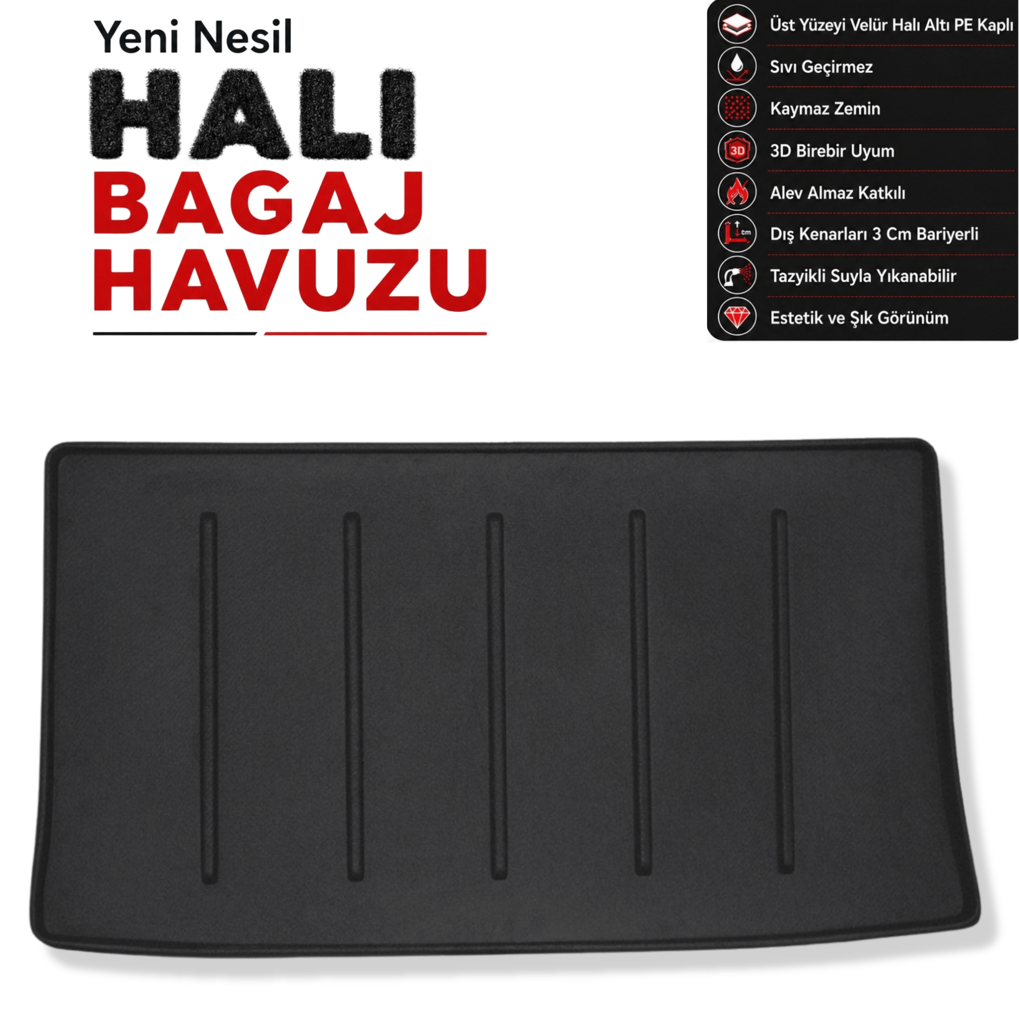 Mercedes Vito 114 Halı Bagaj Havuzu 2017 Sonrası