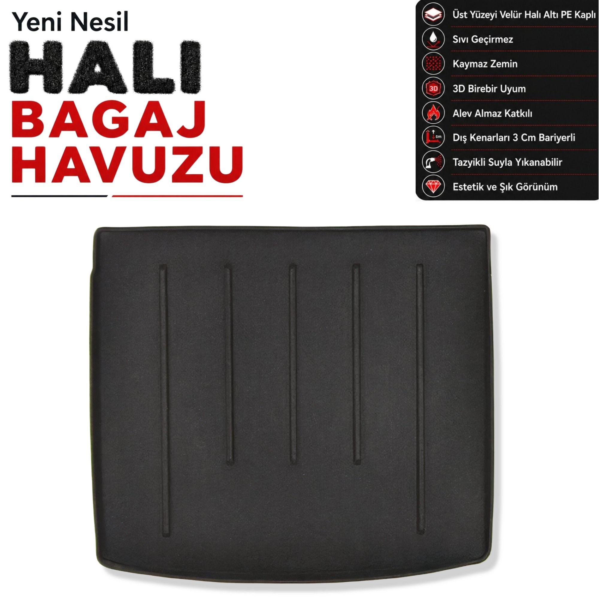 Hyundai İoniq Halı Bagaj Havuzu (2017 Sonrası)