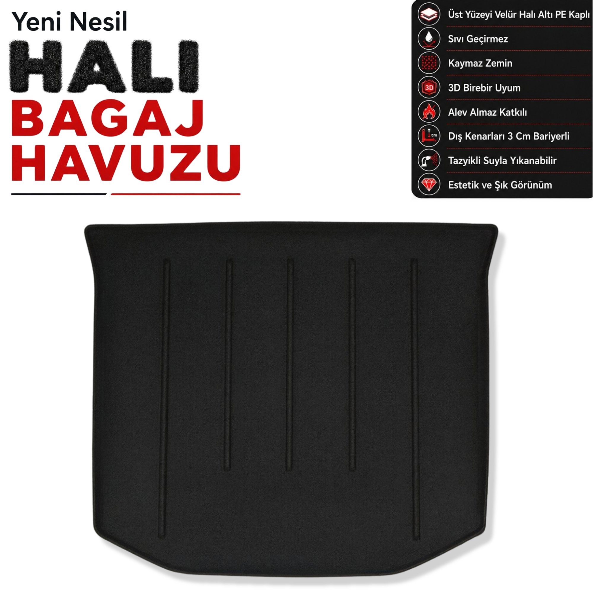 Jeep Gran Cherokee Halı Bagaj Havuzu (2011 Sonrası)
