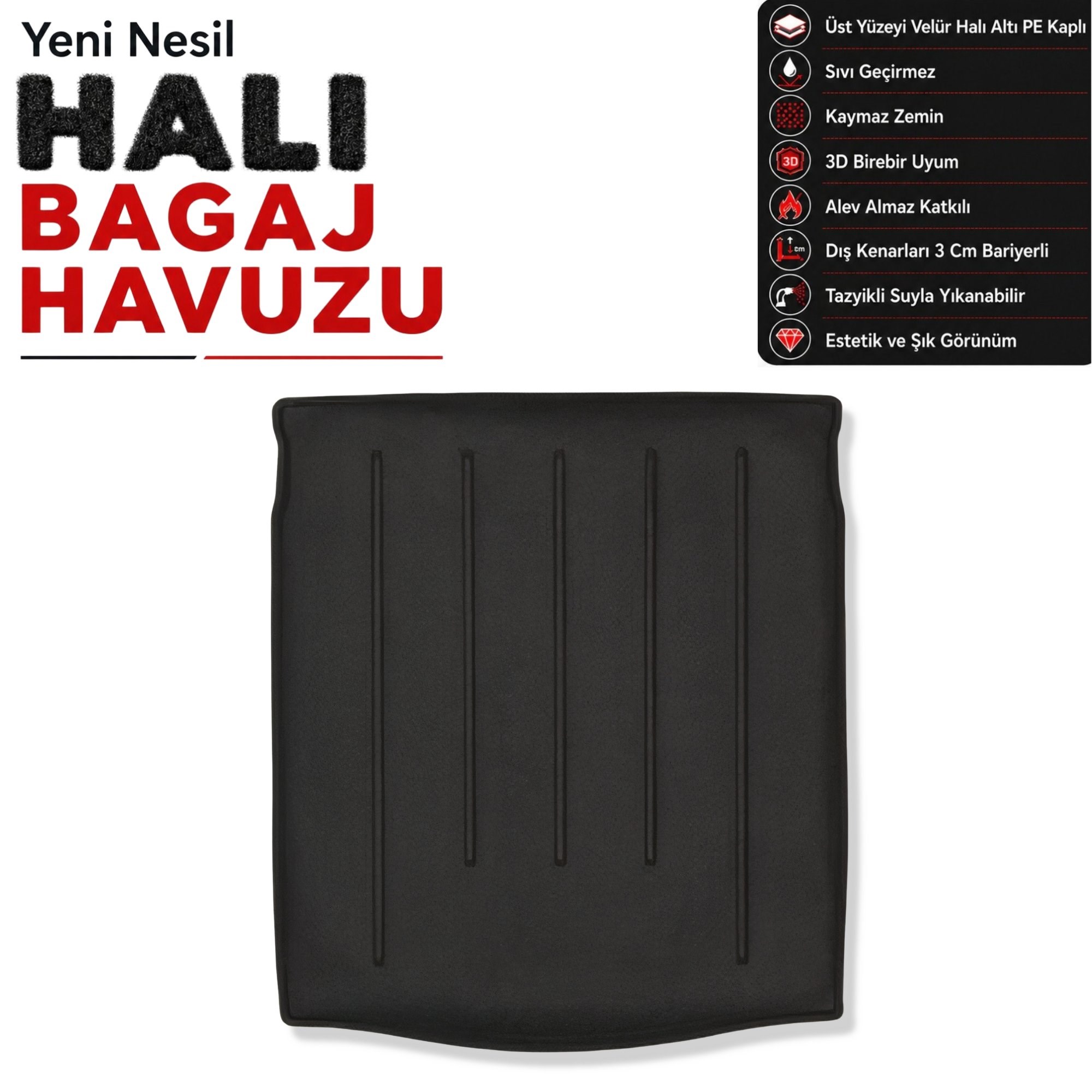 Mazda 6 Sedan Halı Bagaj Havuzu (2013 Sonrası)
