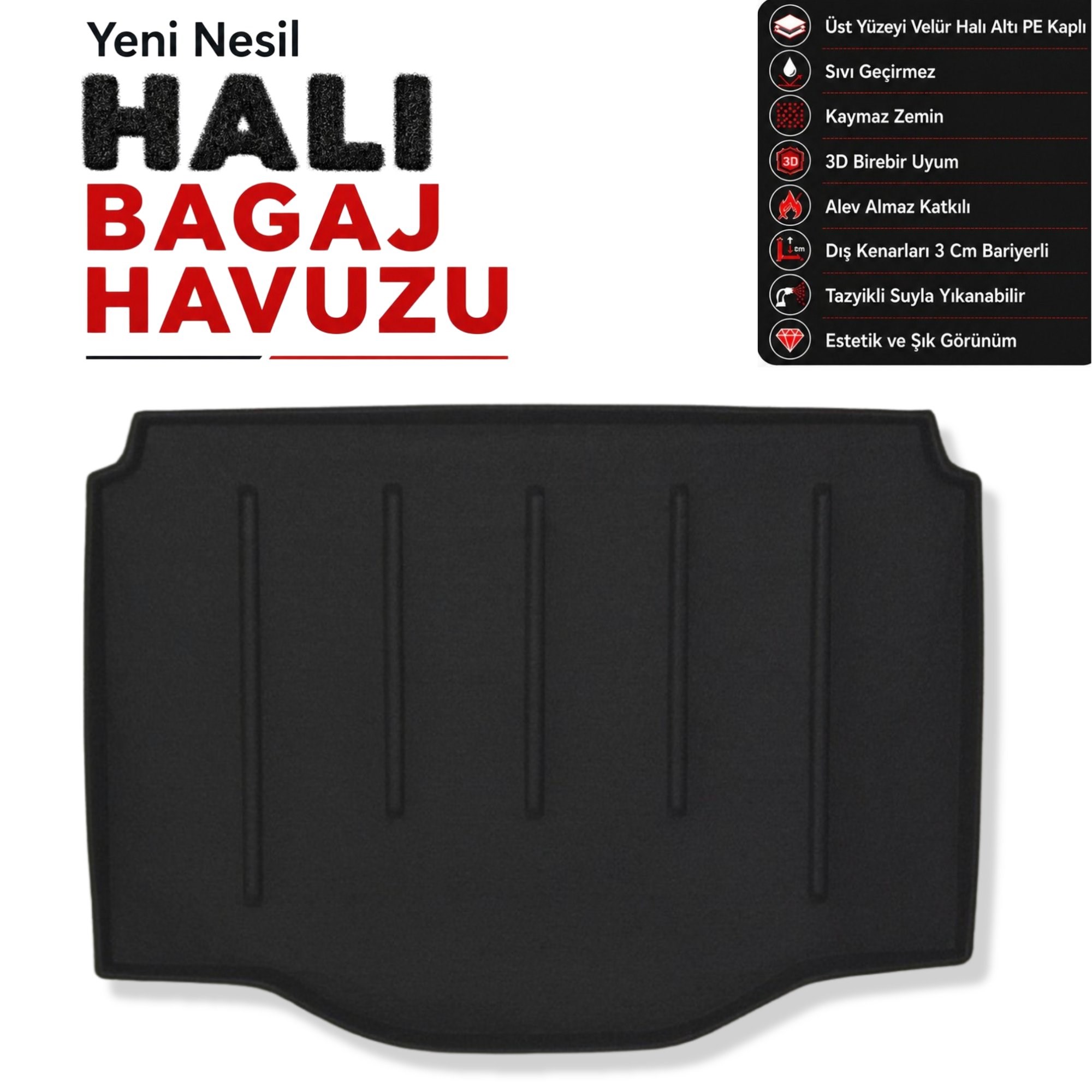 Opel Mokka X Halı Bagaj Havuzu (2016 Sonrası)