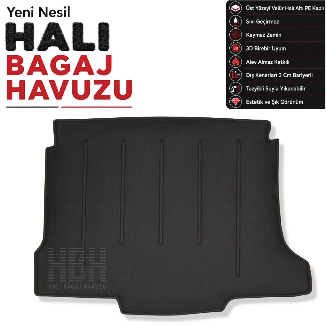 Mazda 3 Sedan Halı Bagaj Havuzu (2004-2013 Arası)