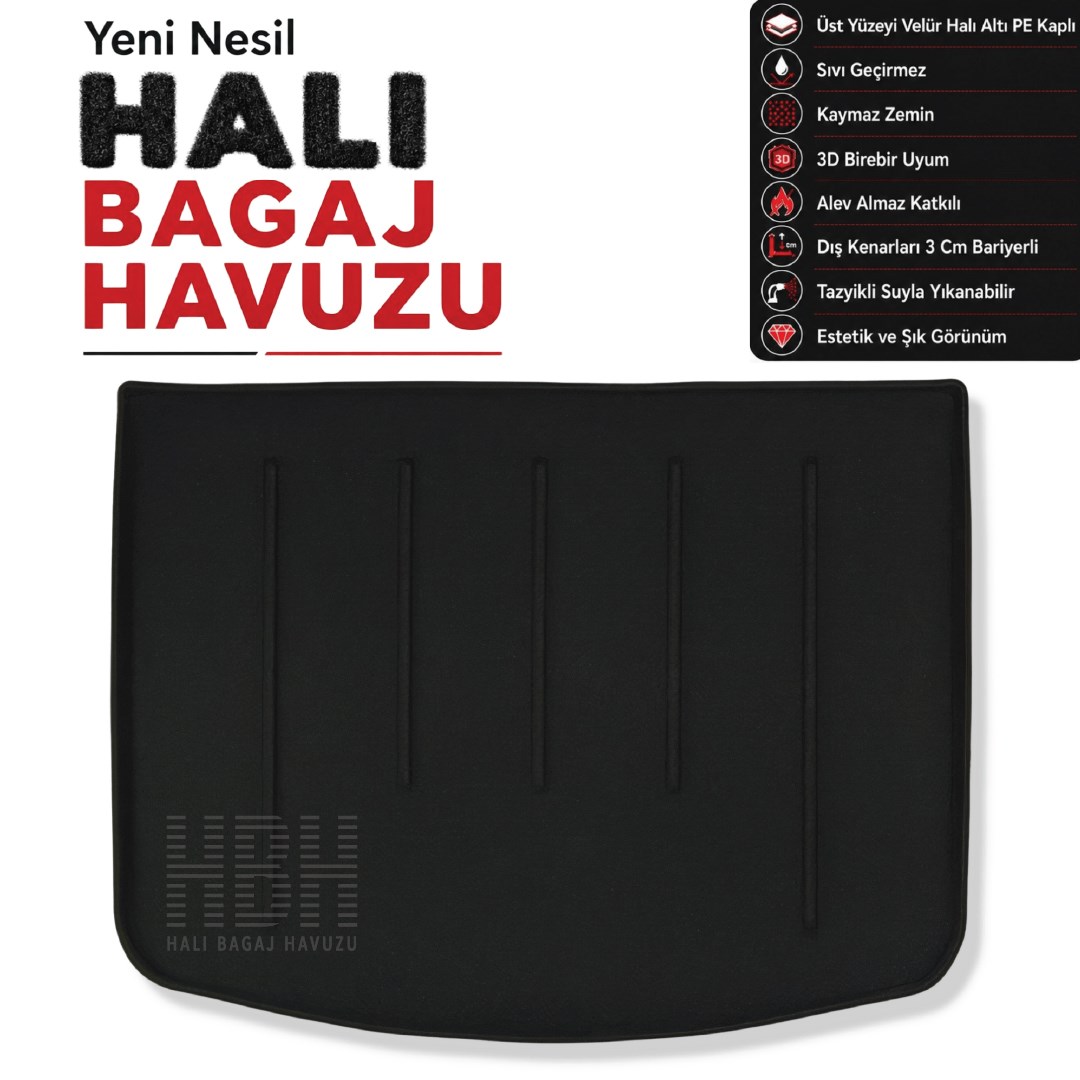 Renault Koleos Halı Bagaj Havuzu (2017 Sonrası)