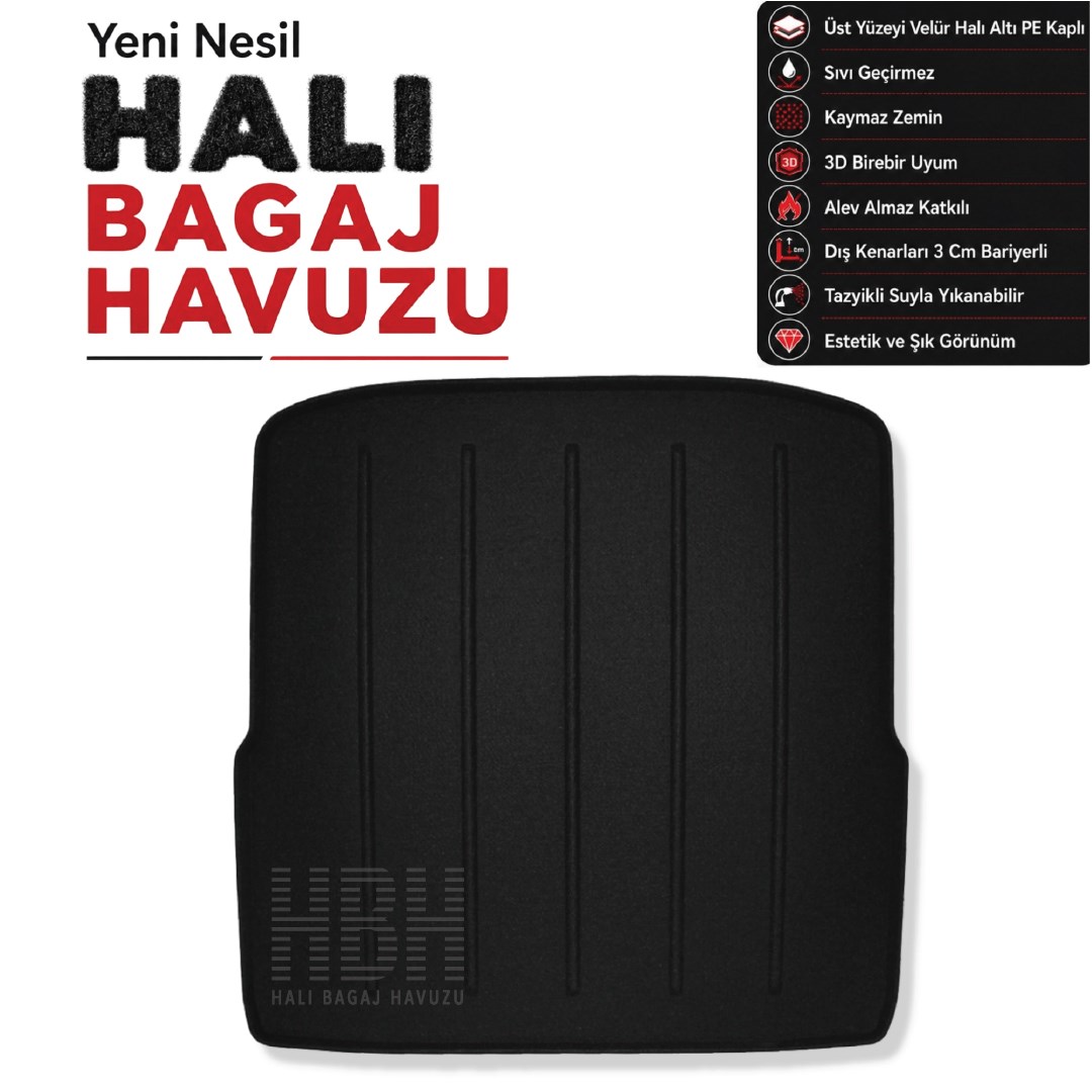 Skoda Superb Combi Halı Bagaj Havuzu (2015 ve Sonrası)