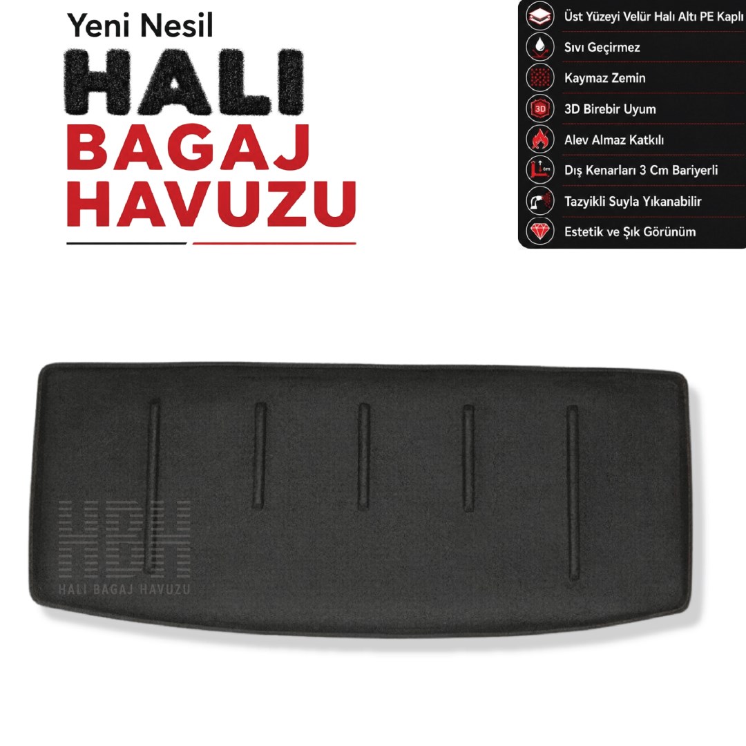Mercedes GL Halı Bagaj Havuzu (2012-2019 Arası) (X166)