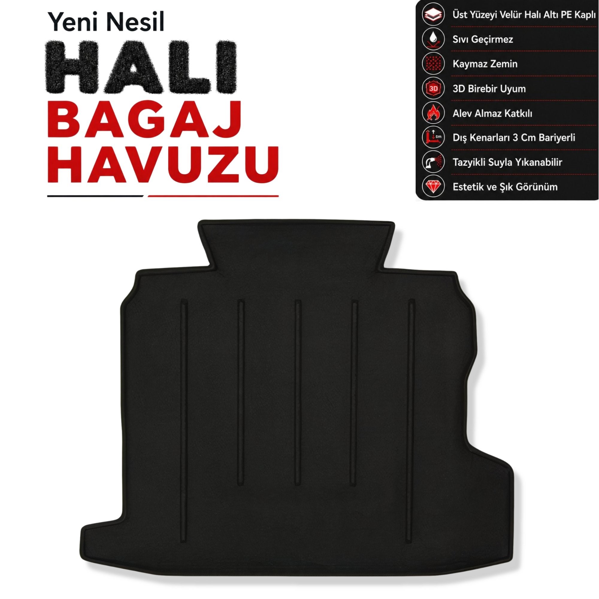 Opel Astra H Sedan ve HB Uyumlu Motor Kaput Izolatörü (2004-2012 Arası)