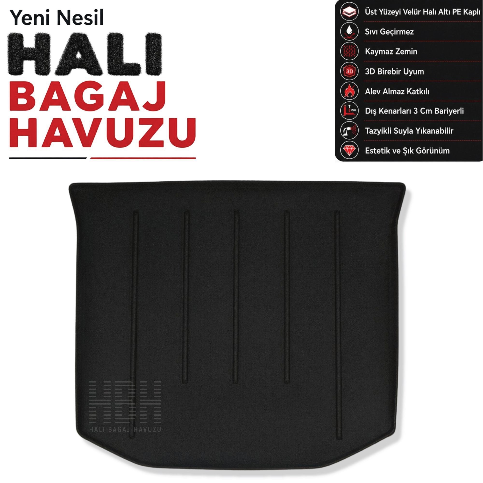 Jeep Gran Cherokee Halı Bagaj Havuzu (2011 Sonrası)