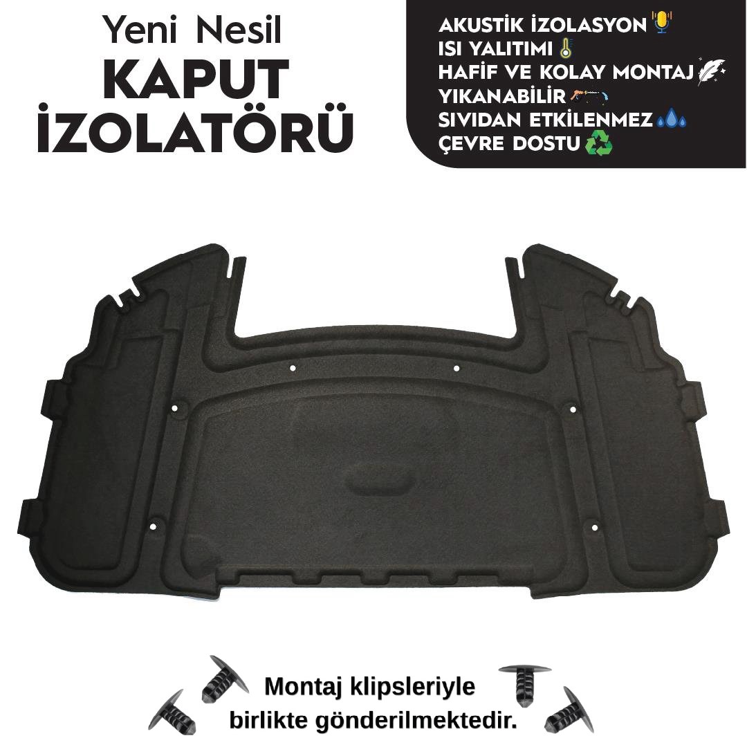 BMW 3 Serisi E90 Kaput İzolatörü (2005-2013 Arası)