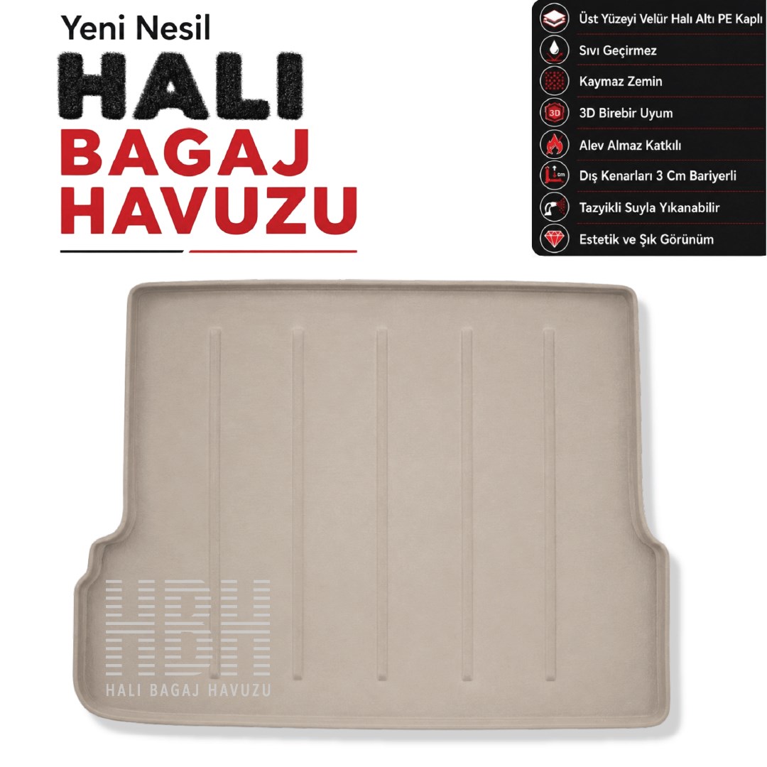 TOYOTA LAND CRUISER PRADO 2014-2024 ARASI HALI BAGAJ HAVUZU