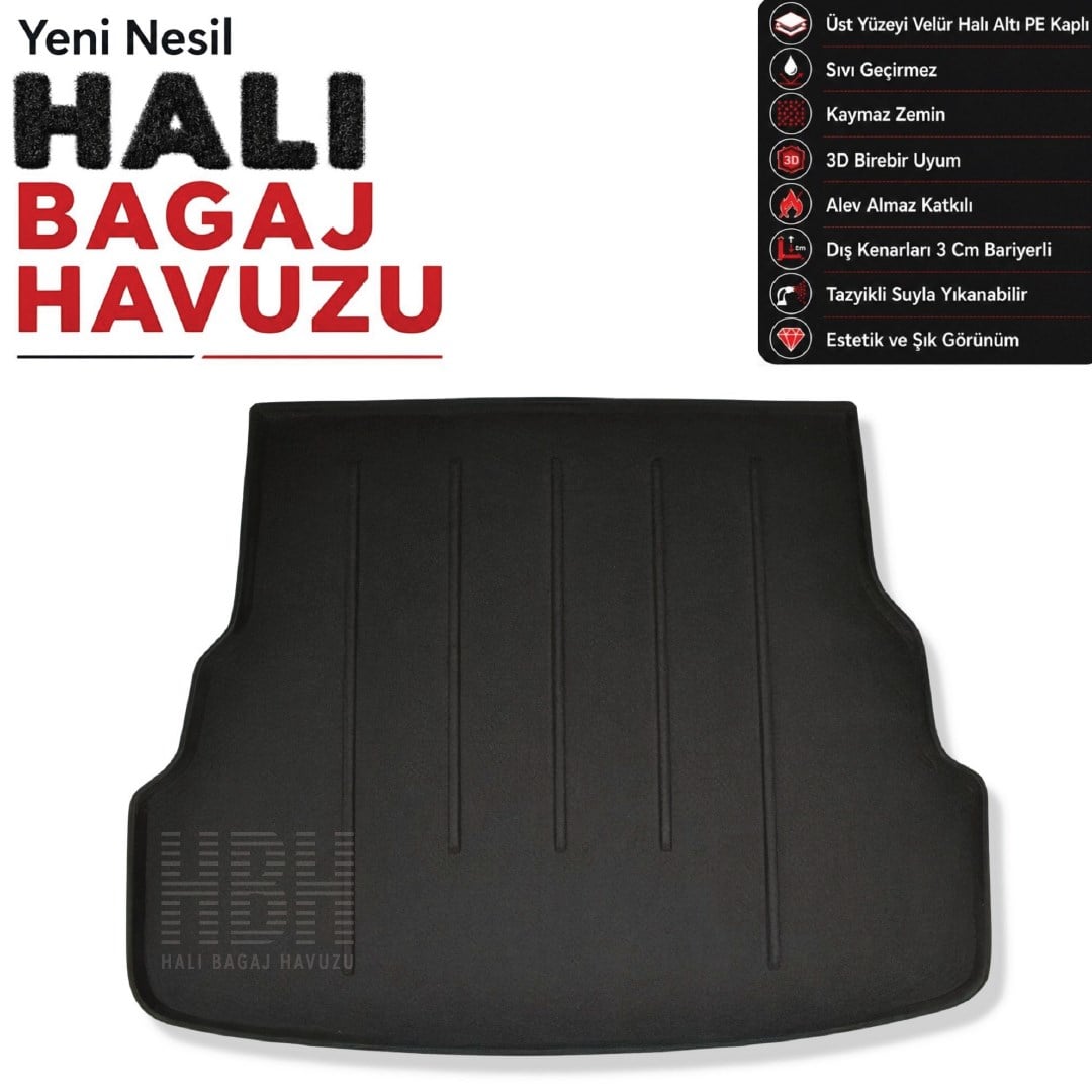 Kia Rio Sedan Halı Bagaj Havuzu (2011-2017 Arası)