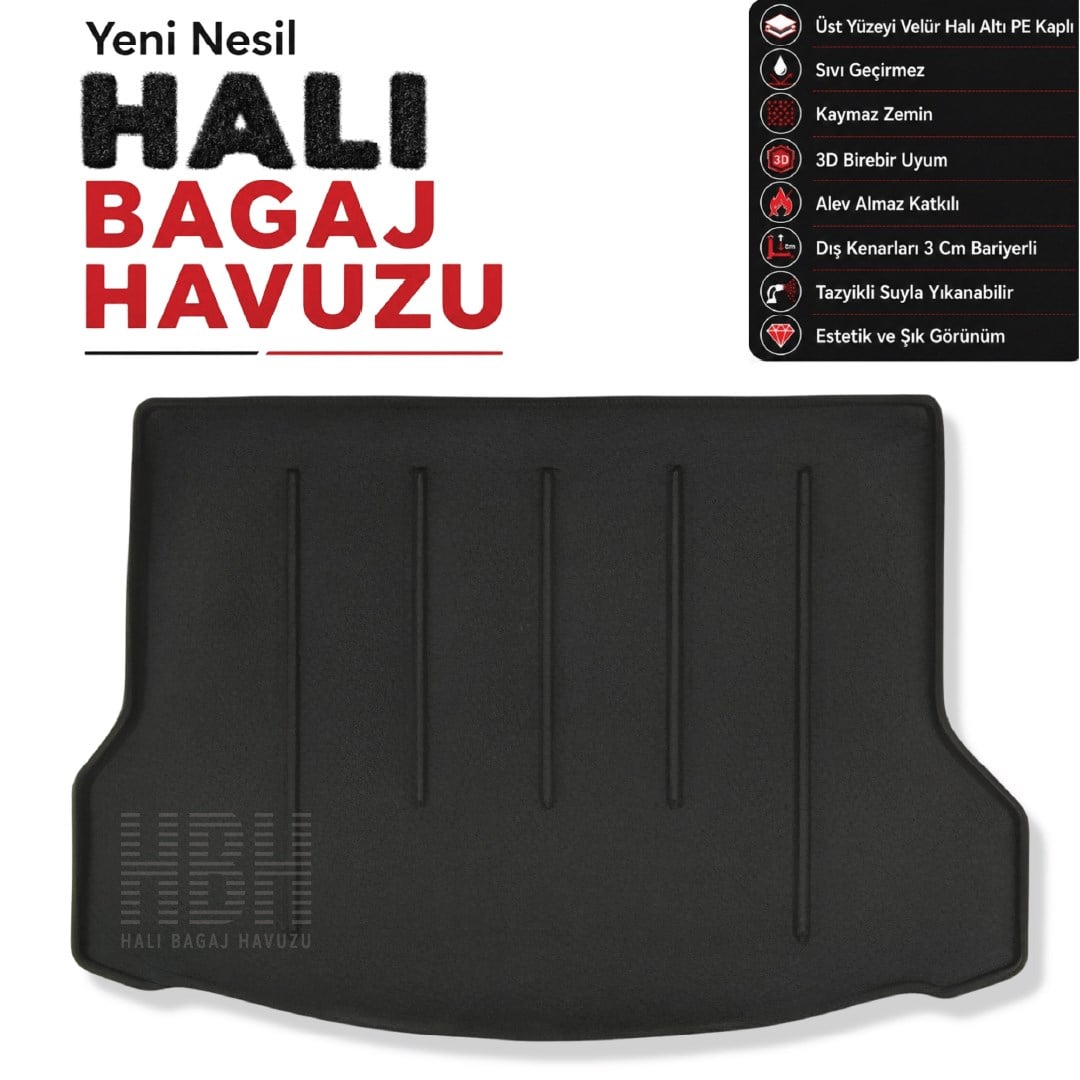 Nissan X-Trail Halı Bagaj Havuzu (2017-2022 Arası)