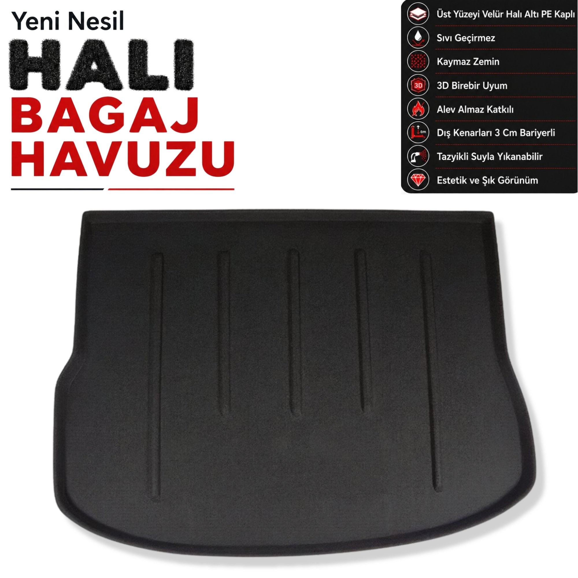 Land Rover Range Rover Evoque Halı Bagaj Havuzu (2011-2020 Arası)