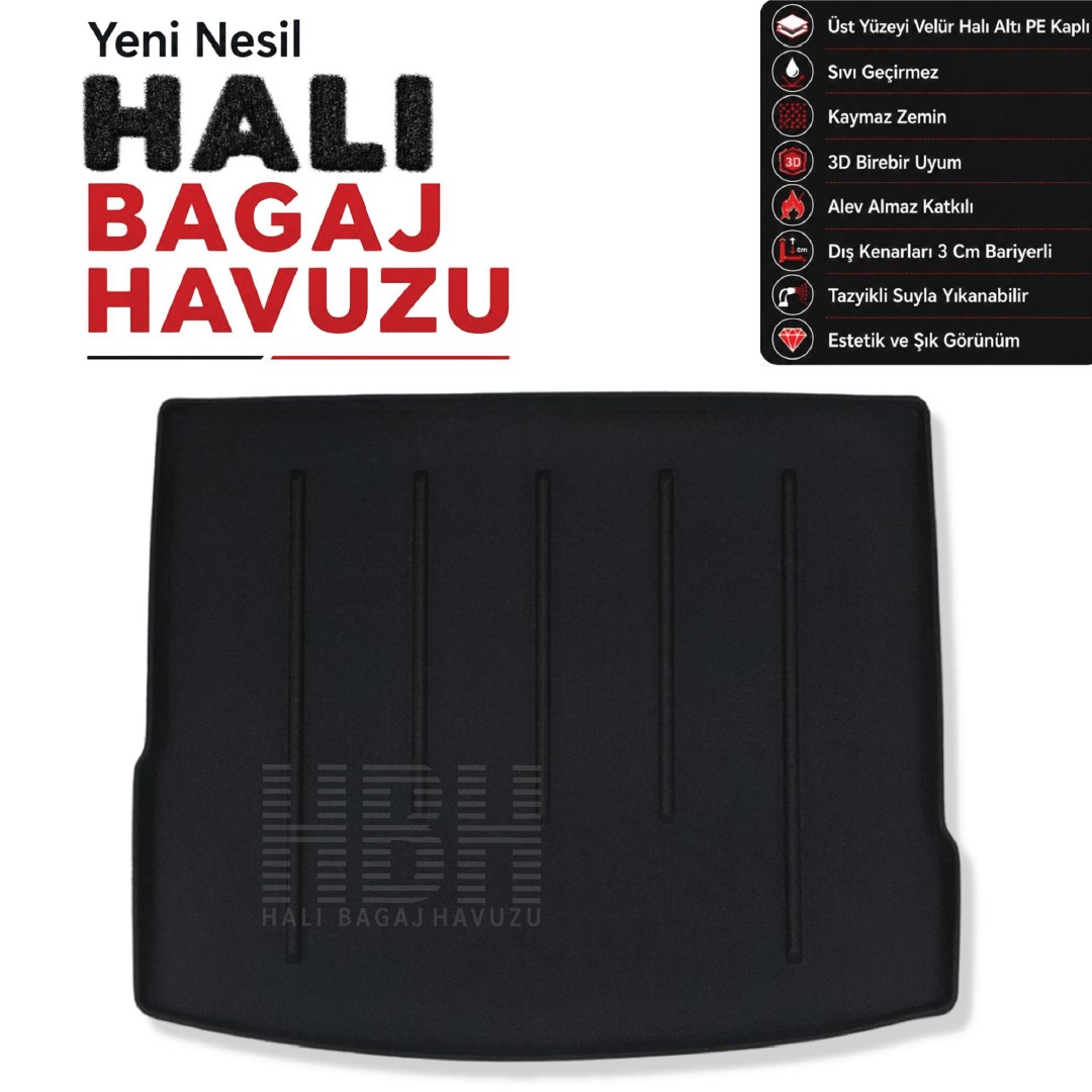 Vw Tiguan Sport Style Halı Bagaj Havuzu (2017-2025 Arası)