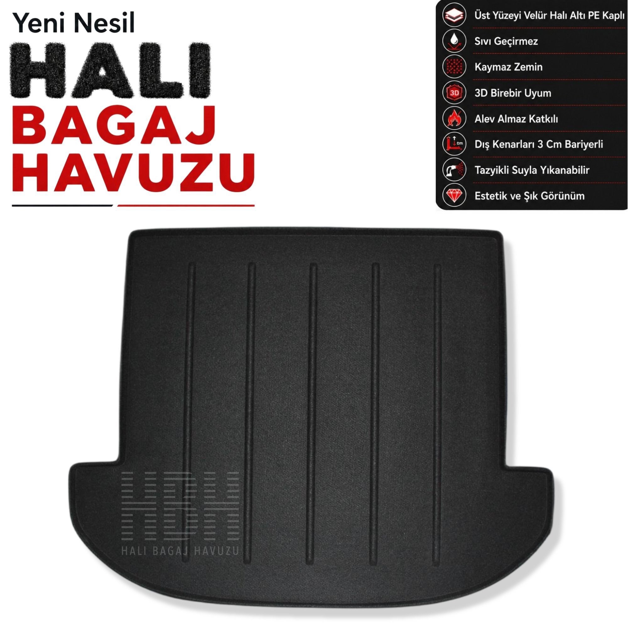 Hyundai Santa Fe Halı Bagaj Havuzu (2022-2024 Arası)