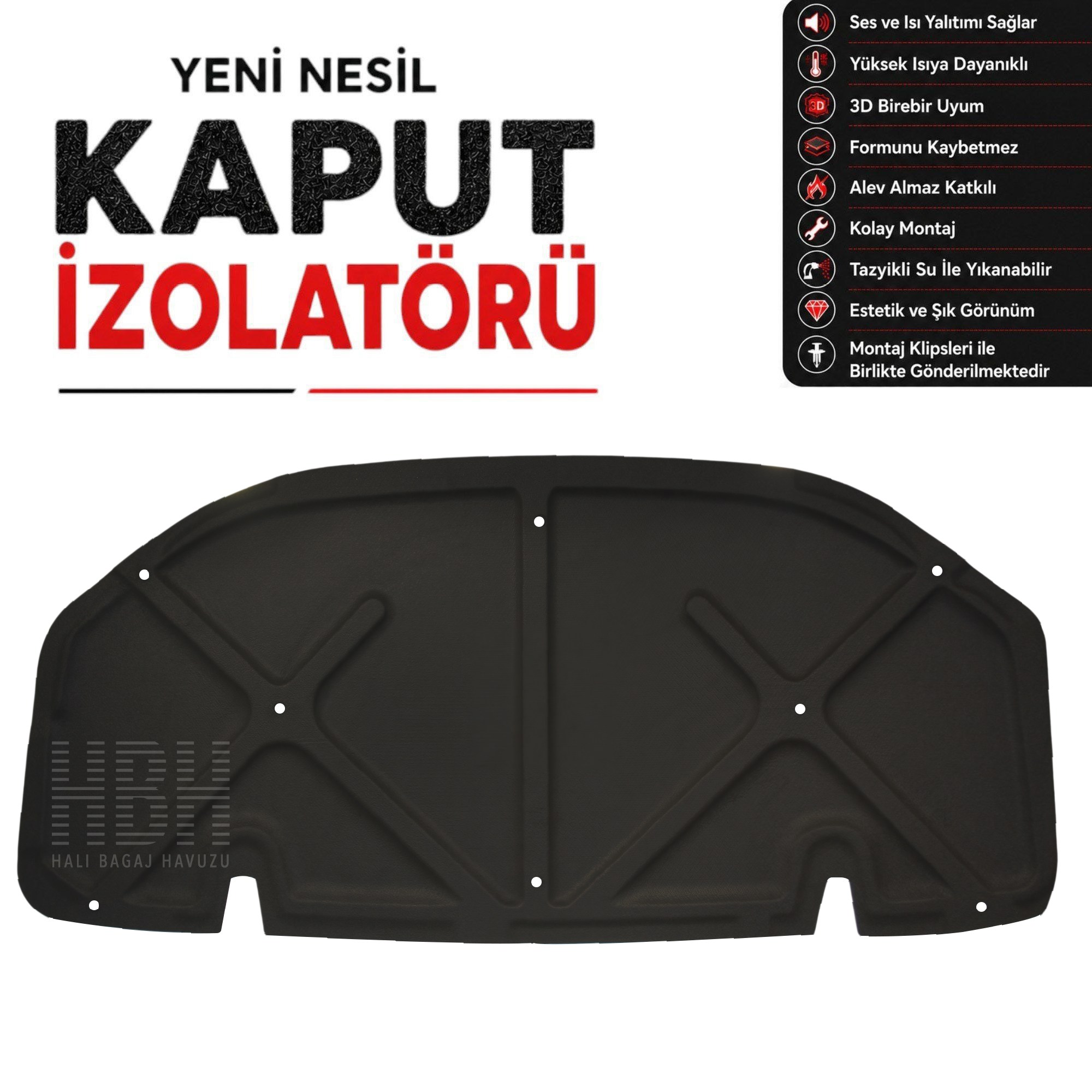 Toyota Avensis Kaput İzolatörü II. Nesil (2003-2009 Arası)
