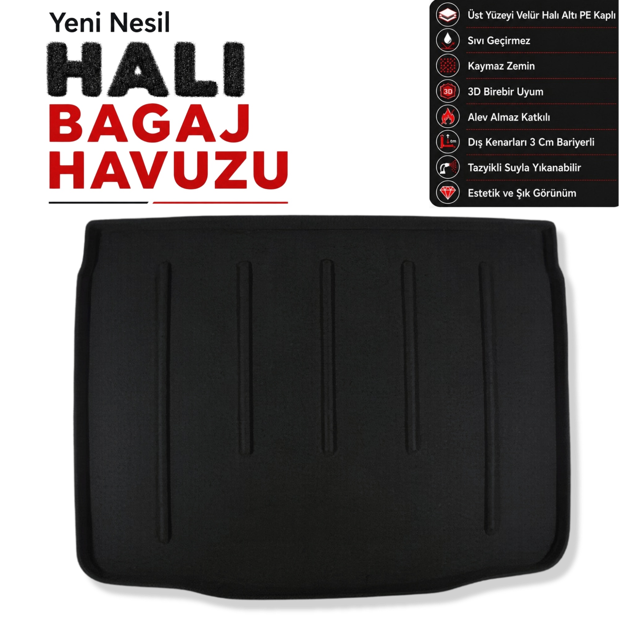 Opel Insignia Halı Bagaj Havuzu (2009 - 2014 Arası)