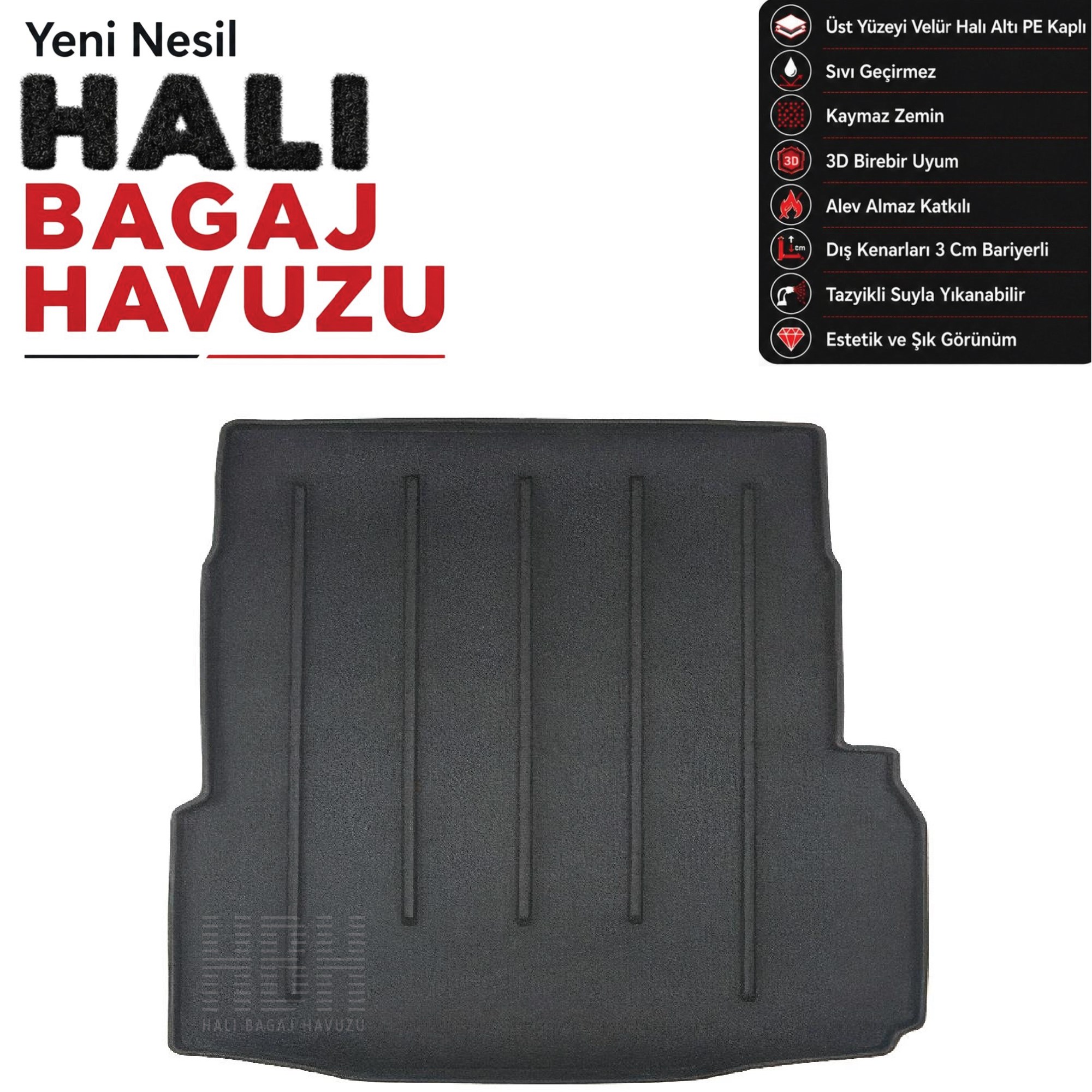 Jaguar XF Halı Bagaj Havuzu (2016 Sonrası)