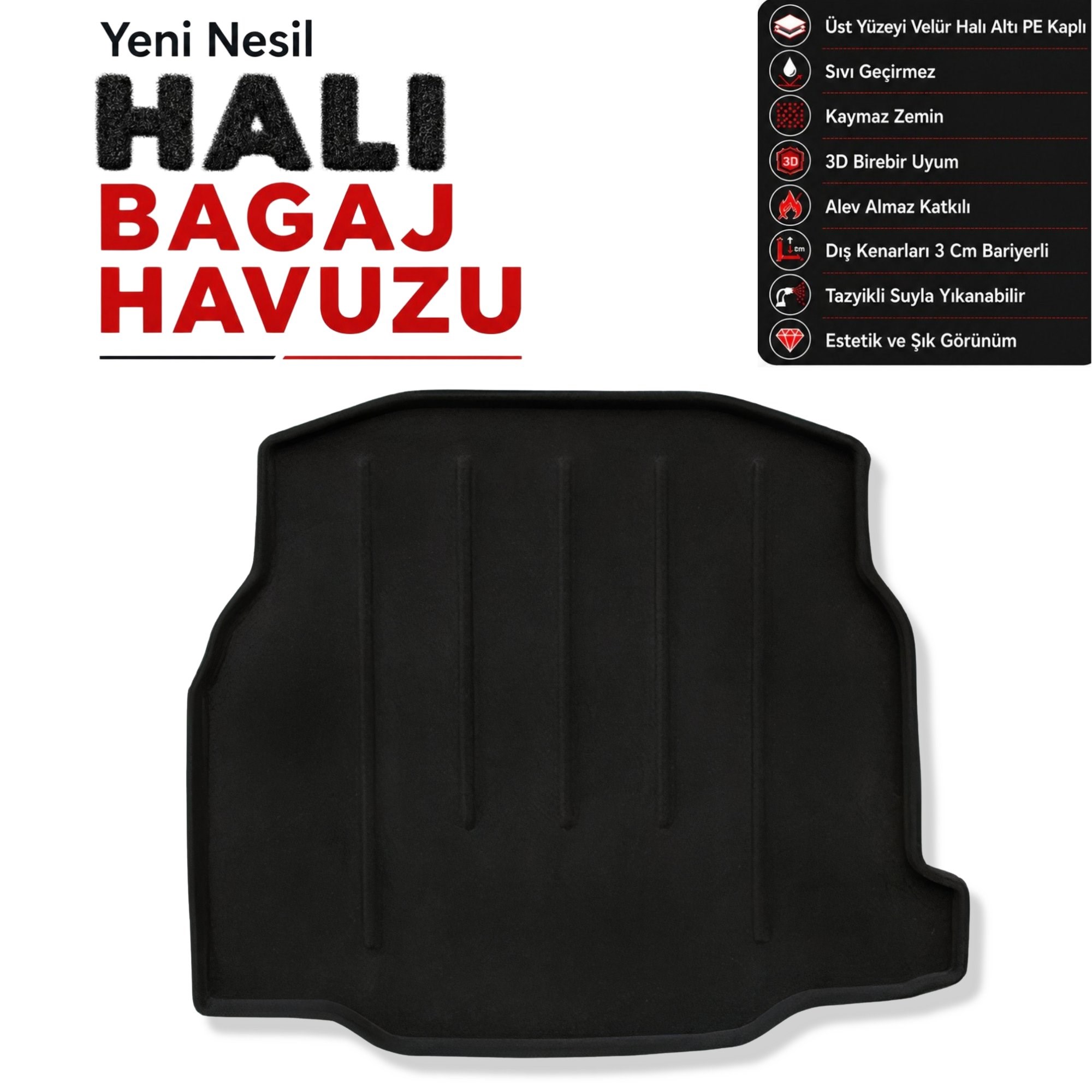 Mercedes CLS Halı Bagaj Havuzu (2018 - 2022) (C257)