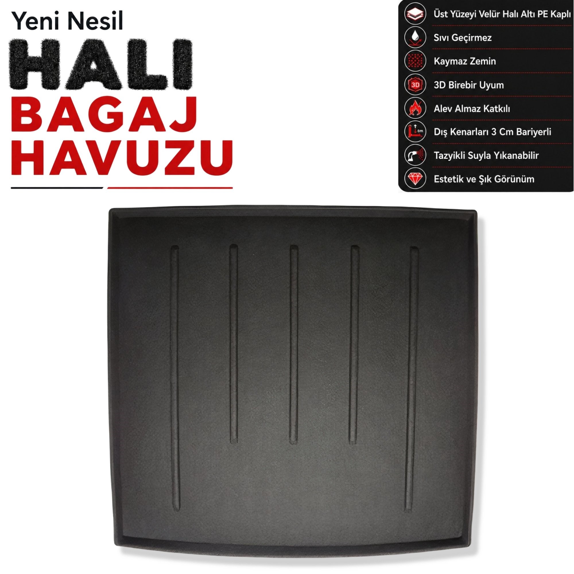 BMW X1 Halı Bagaj Havuzu E84 (2009-2015 Arası)