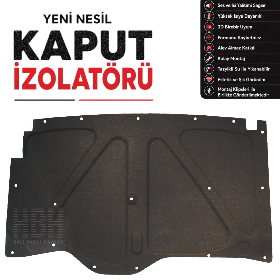 Renault 19 Kaput İzolatörü (1993-2000 Arası)