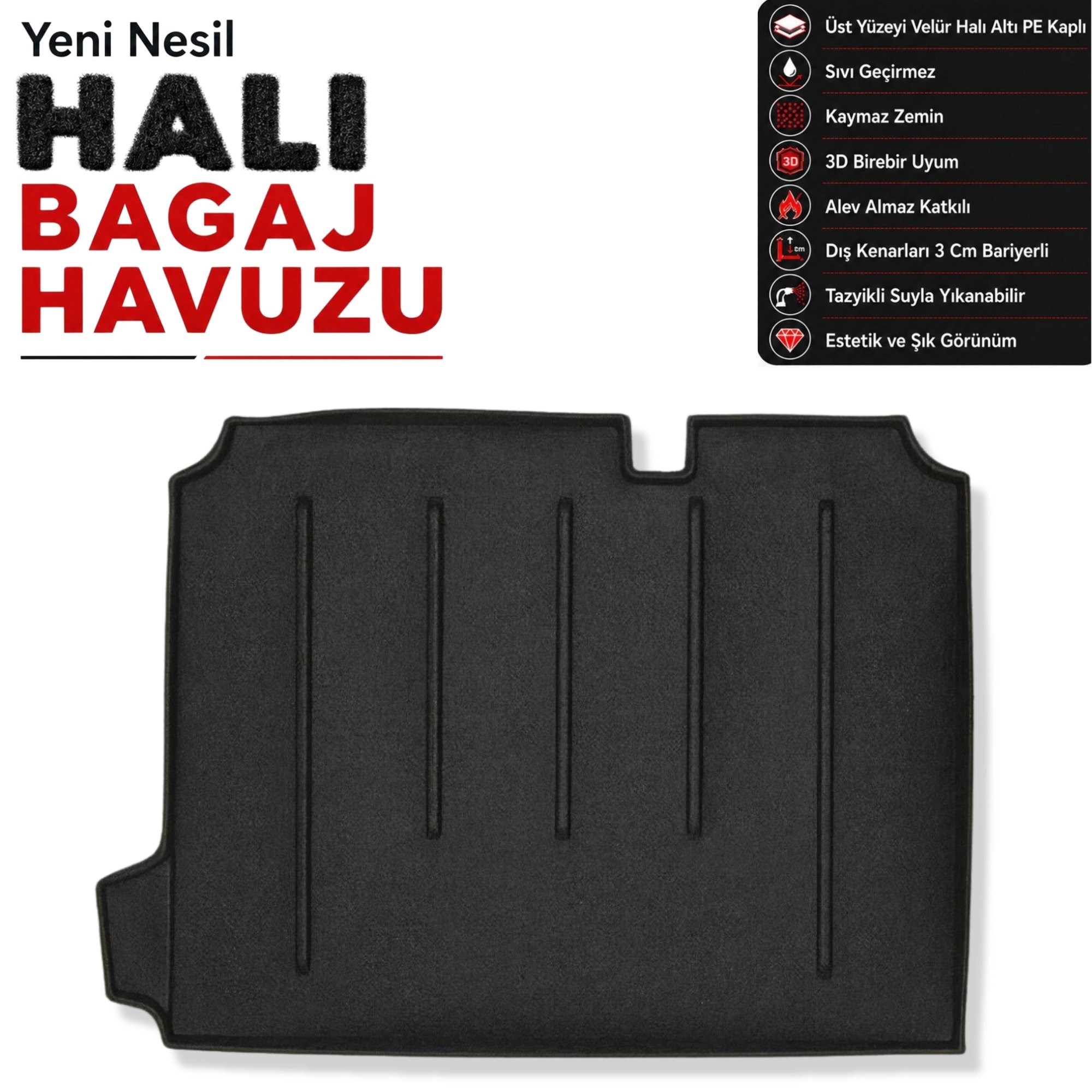 Citroen C4 Halı Bagaj Havuzu ( 2011-2021 Arası)