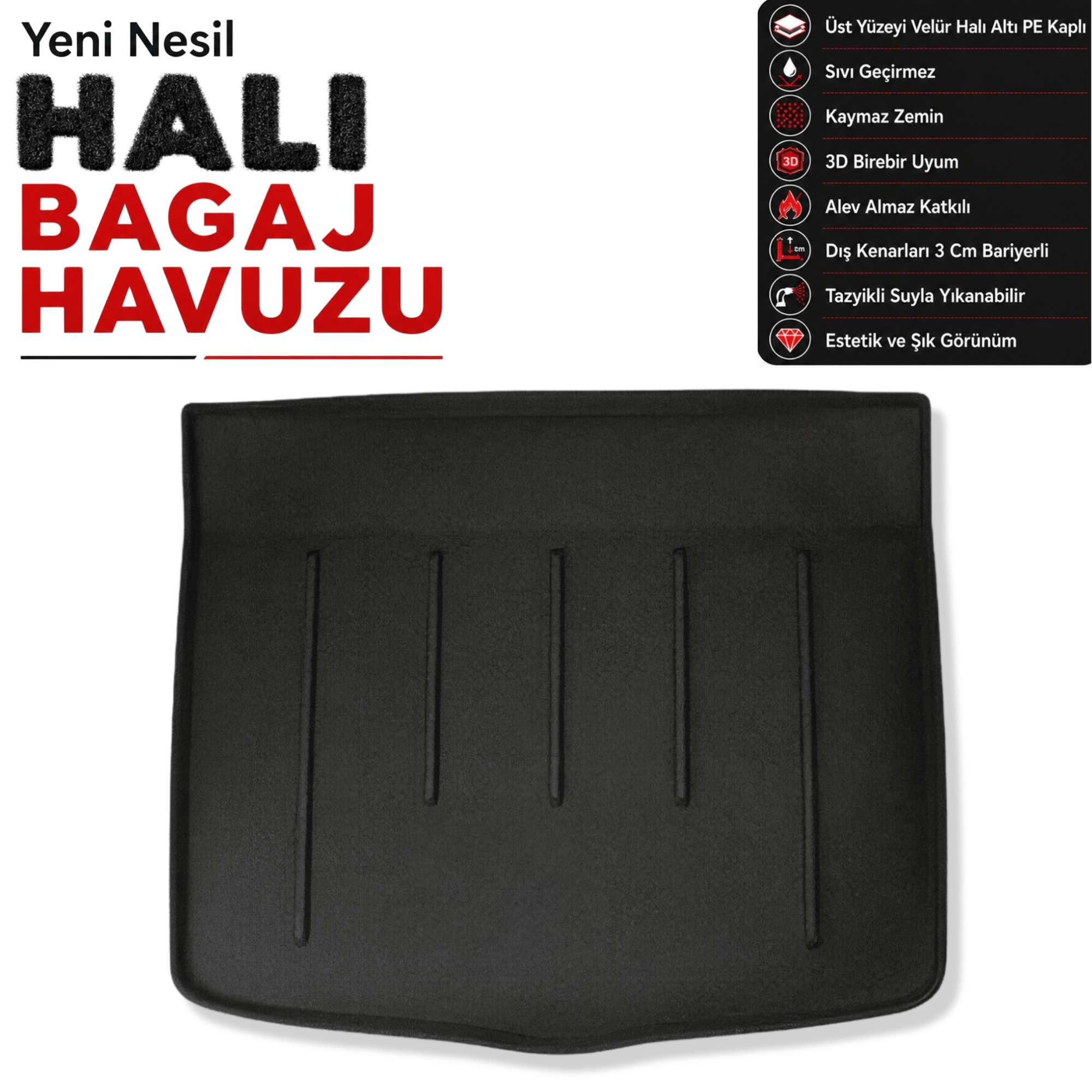 Fiat Egea Hatchback Halı Bagaj Havuzu (2021 ve Sonrası)