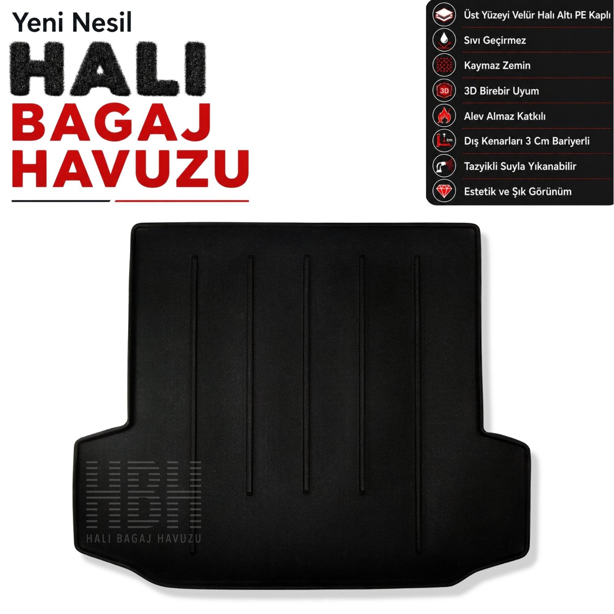 BMW 6 Gran Turismo Halı Bagaj Havuzu G32 (2017-2023 Arası)