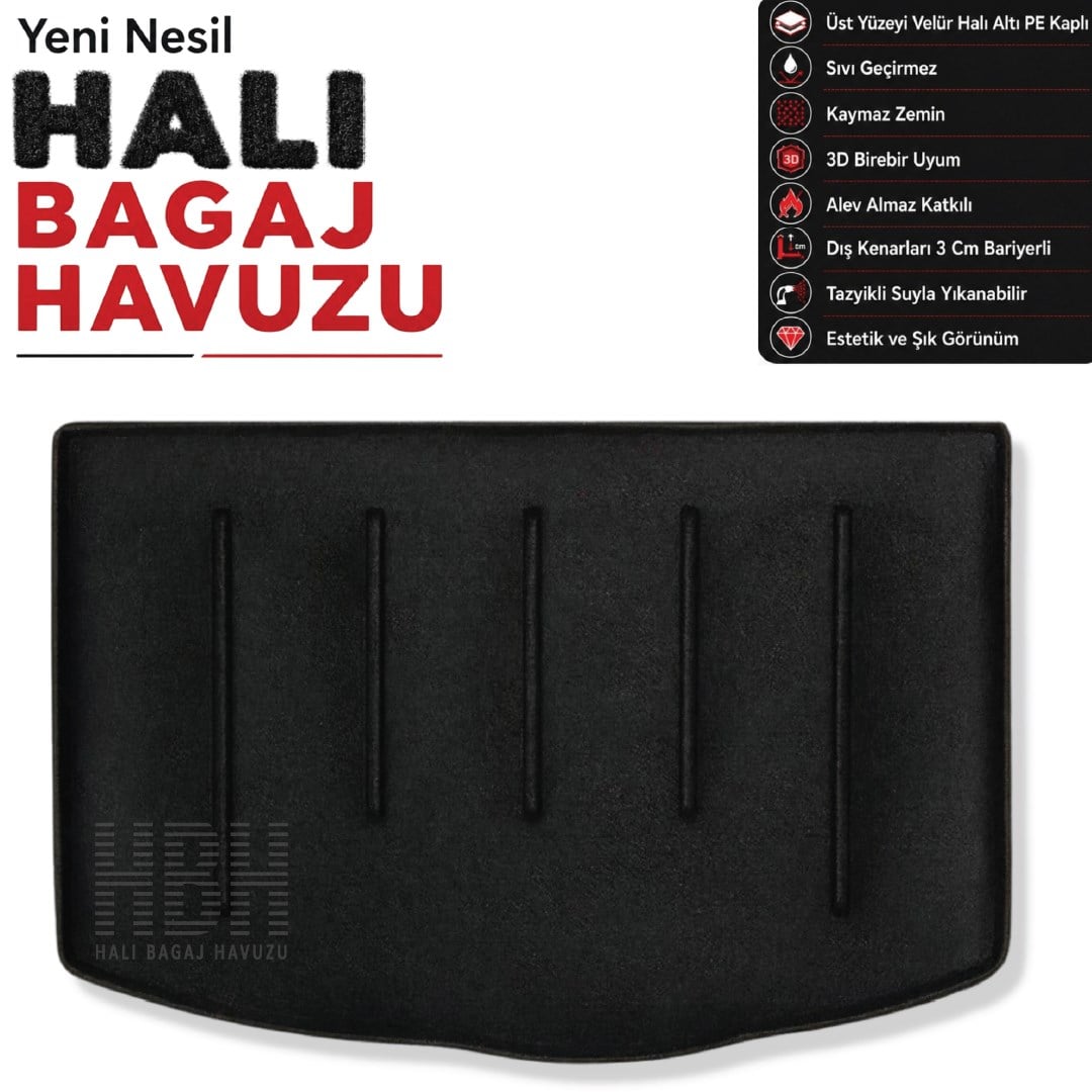 Kia Rio HB Halı Bagaj Havuzu (2017-2020 Arası)