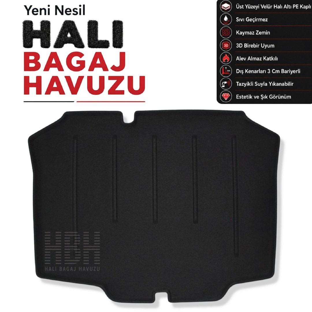 Seat ibiza Halı Bagaj Havuzu (2017-2022 Arası)