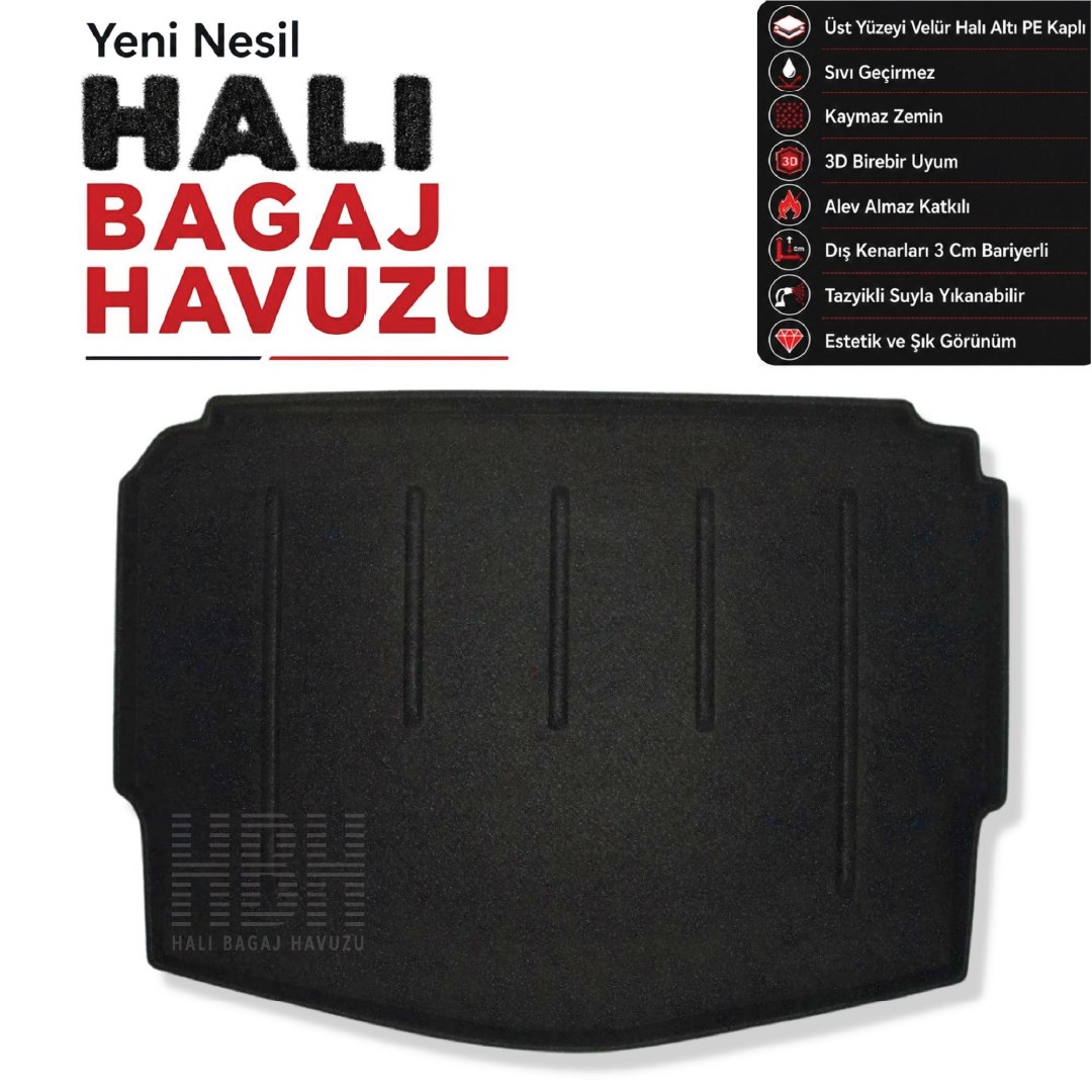 Nissan Note E12 Halı Bagaj Havuzu (2012-2017 Arası)