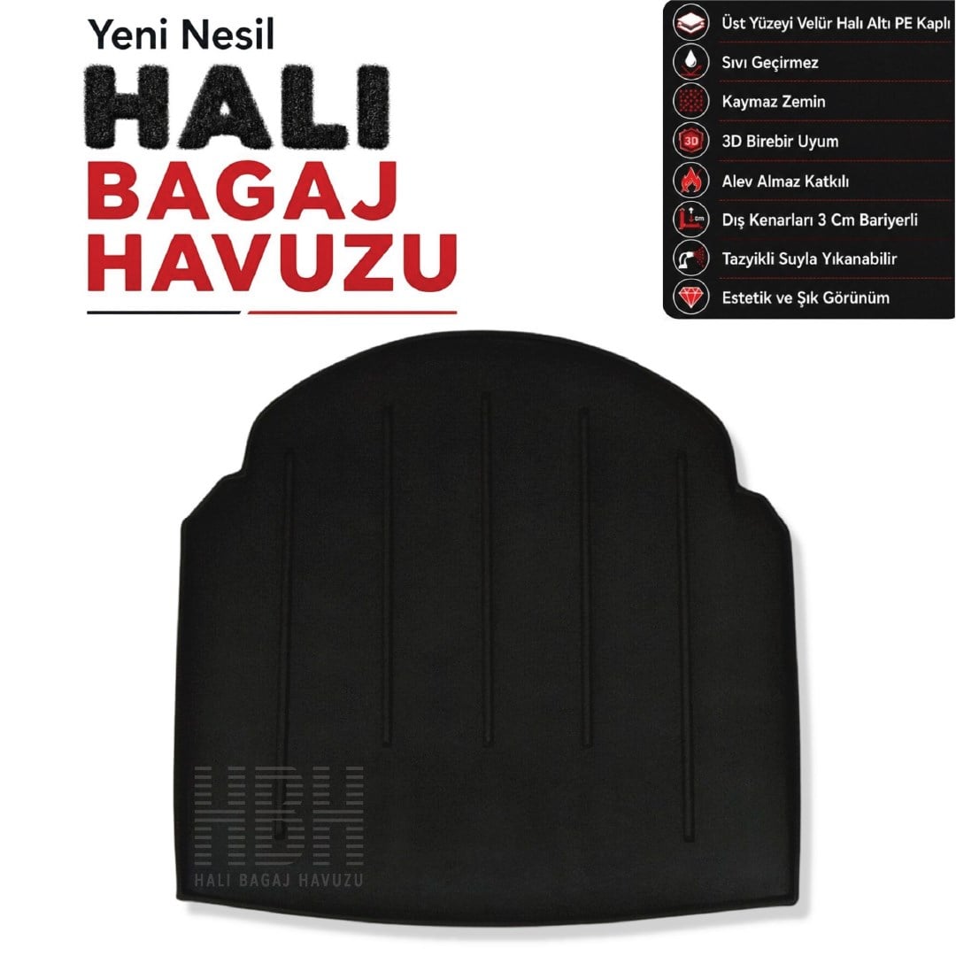 Mercedes E Serisi Sedan W-212 Halı Bagaj Havuzu (2010-2016 Arası)