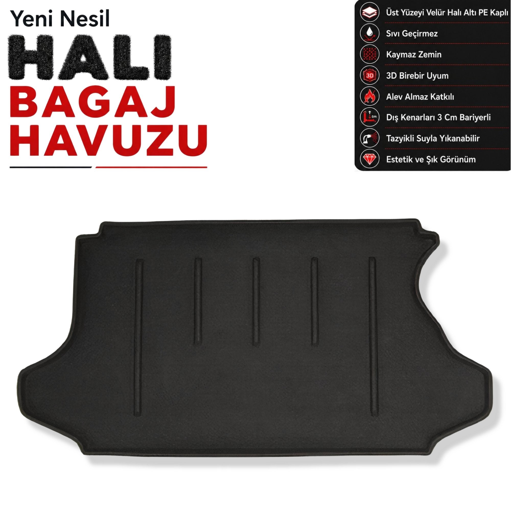 Daihatsu Terios Halı Bagaj Havuzu 1998-2005 Arası
