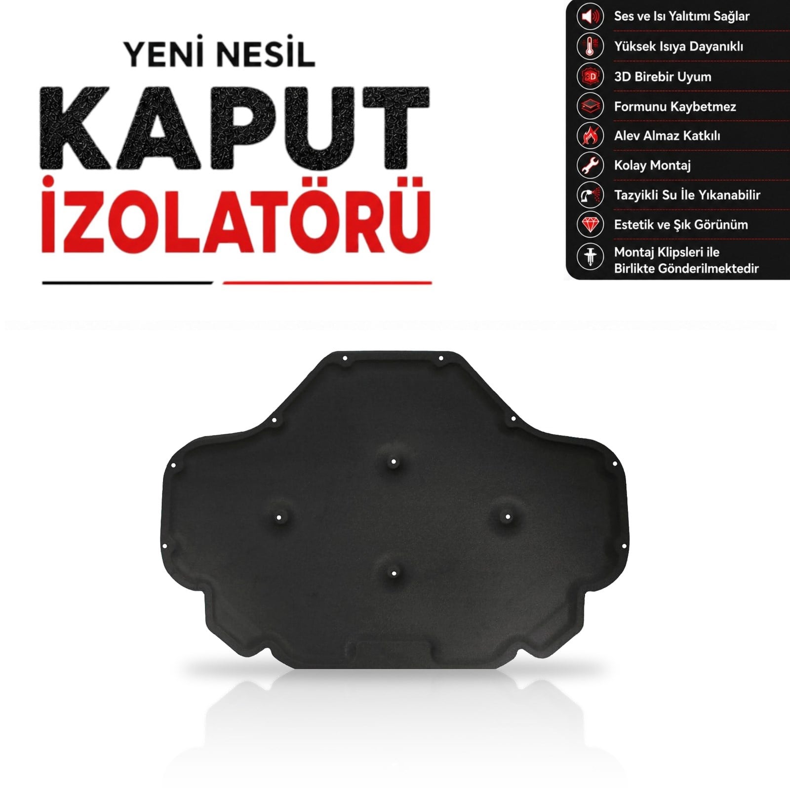 BMW X3 Kaput İzolatörü G45 (2024 ve Sonrası)