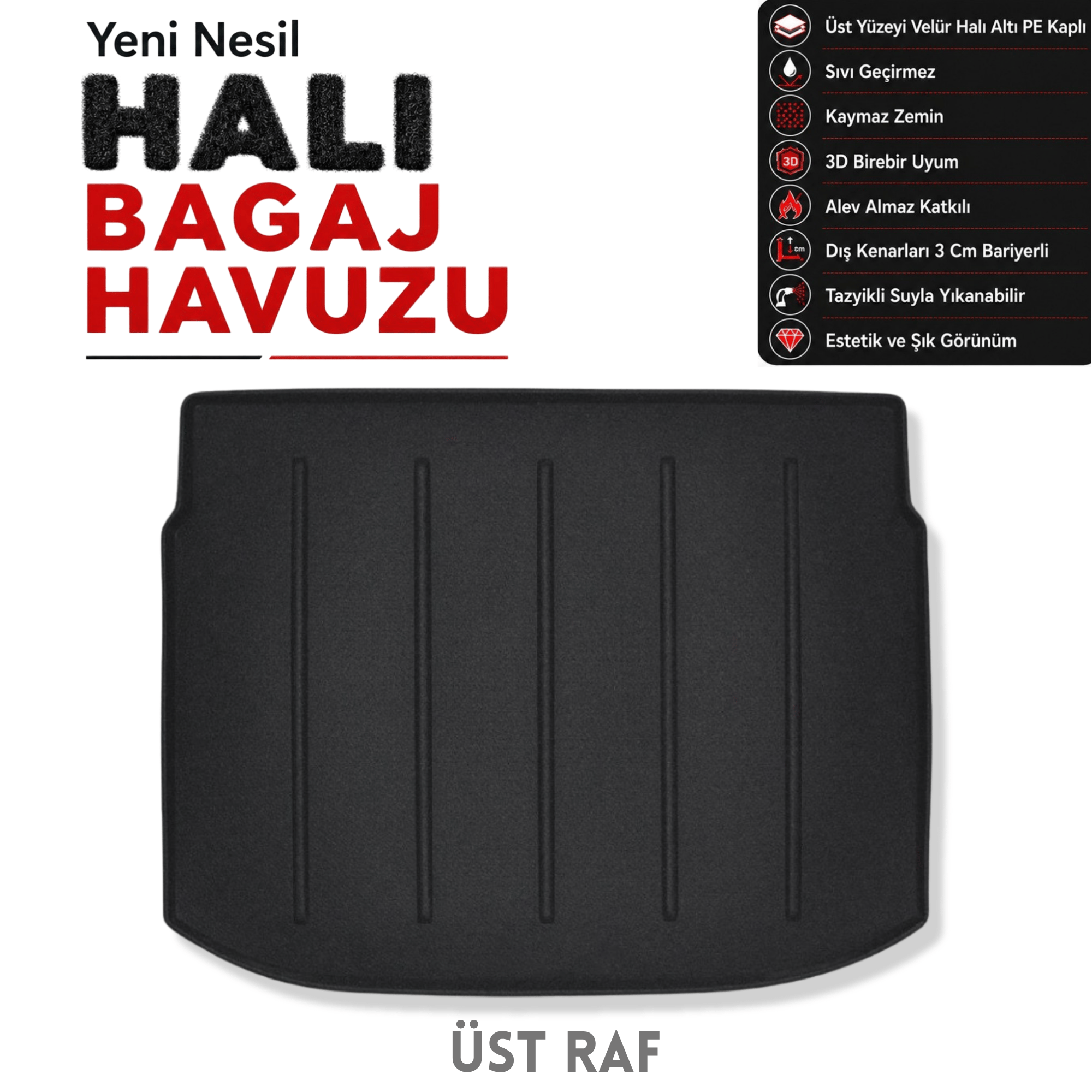 Nissan Qashqai ePower Halı Bagaj Havuzu (2023 ve Sonrası)