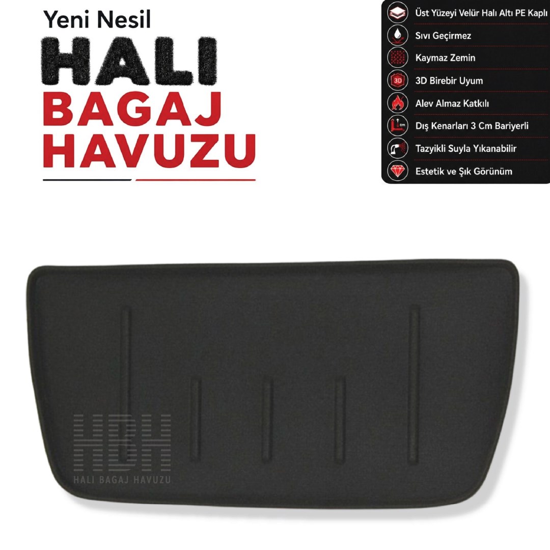 Mini Cooper Countryman Halı Bagaj Havuzu (2010 - 2017 Arası)