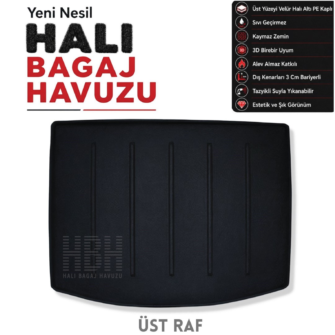 Suzuki SX-4 Cross Üst Raf Halı Bagaj Havuzu (2021 Sonrası)