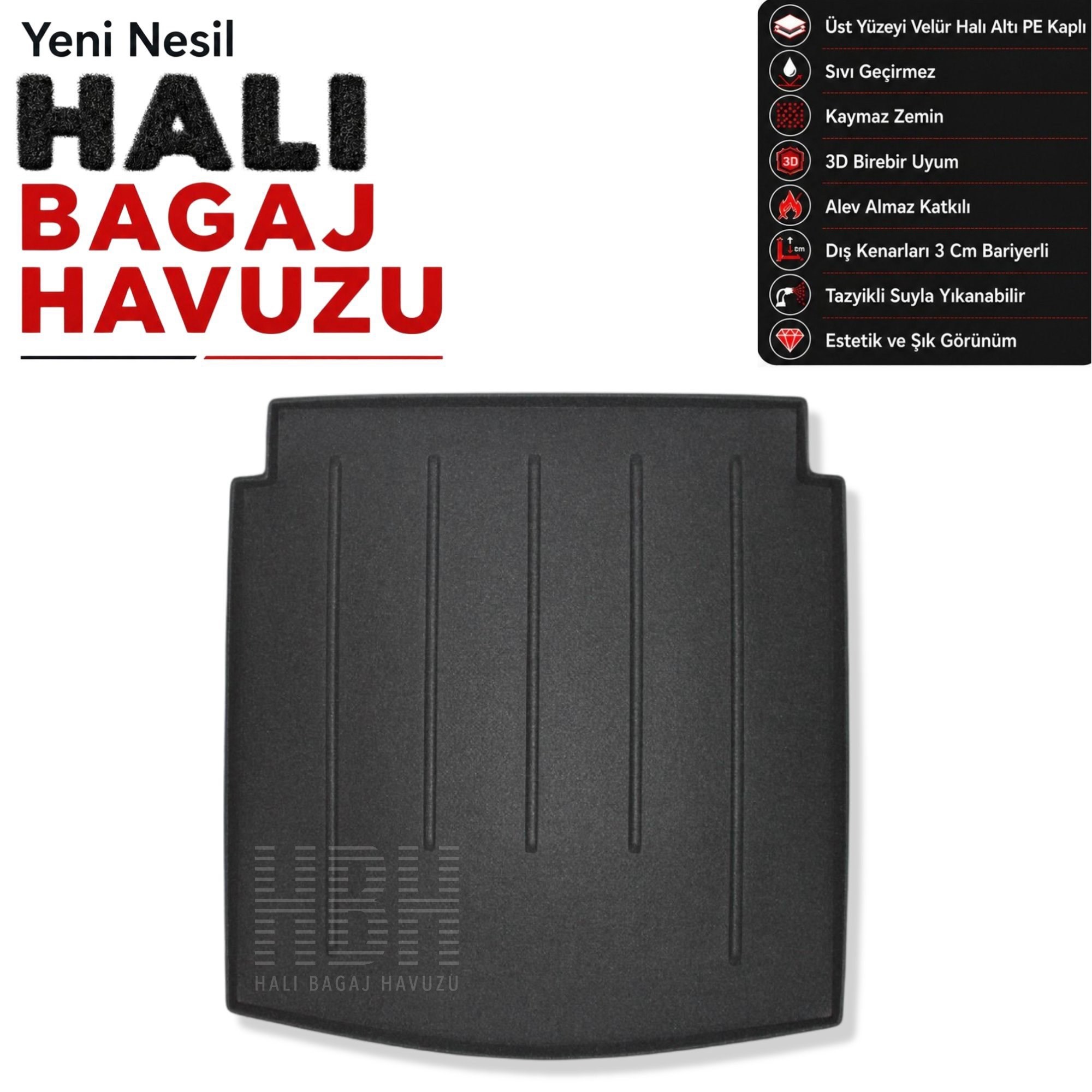 Audi A4 Halı Bagaj Havuzu (2008 - 2015 Arası)