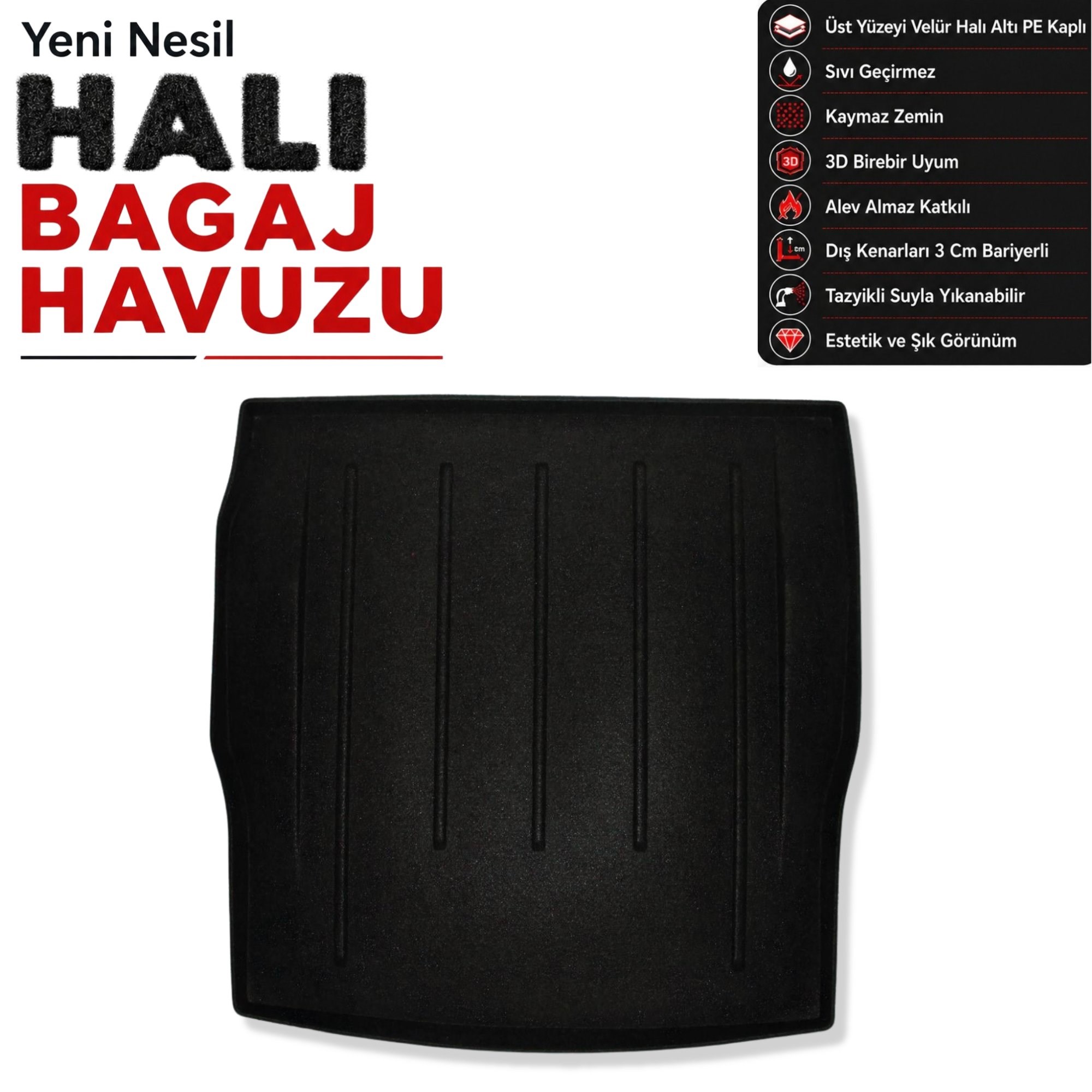 BMW 4 Coupe Halı Bagaj Havuzu F32 (2013-2021 Arası)
