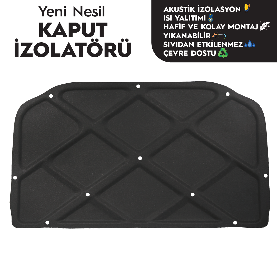 Toyota Corolla Kaput İzolatörü (1993-1998 Arası) (AE101)