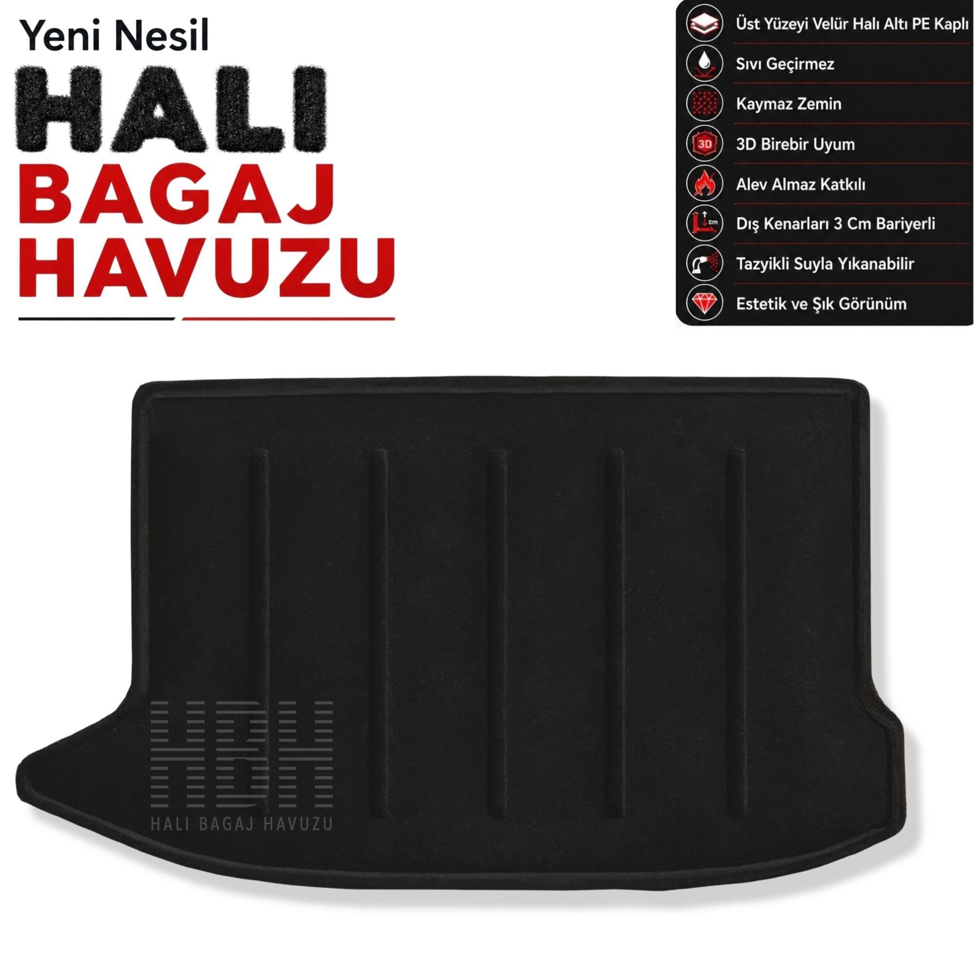 Hyundai Kona Halı Bagaj Havuzu (2017-2022 Arası)