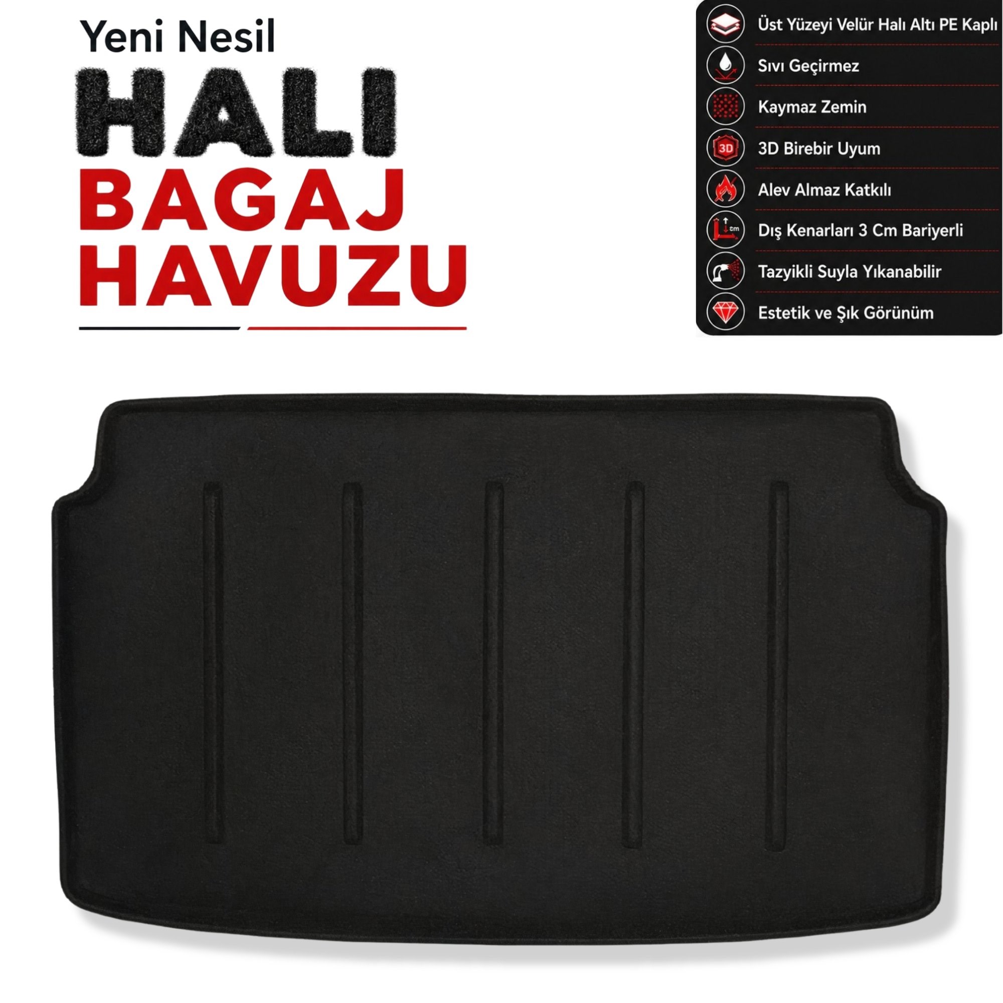 Opel Mokka Eleketirikli Halı Bagaj Havuzu (2021 ve Sonrası)