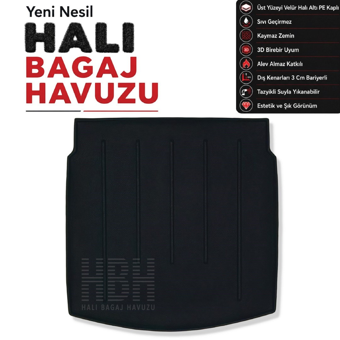 Toyota Auris Touring Sports Halı Bagaj Havuzu (2013-2018 ARASI)