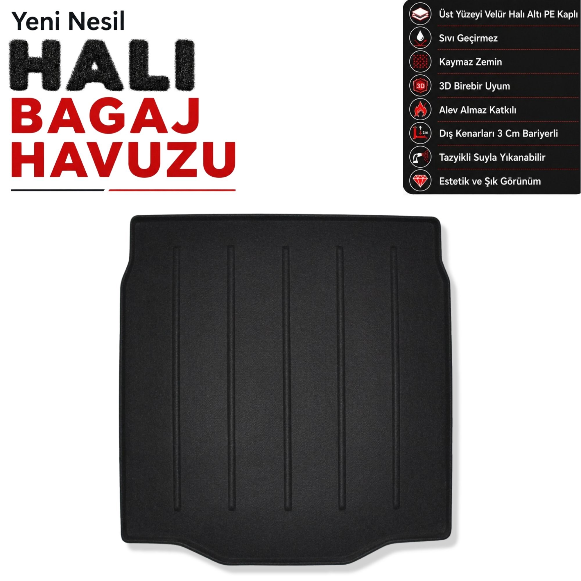Citroen C4 X Halı Bagaj Havuzu (2022 Sonrası)