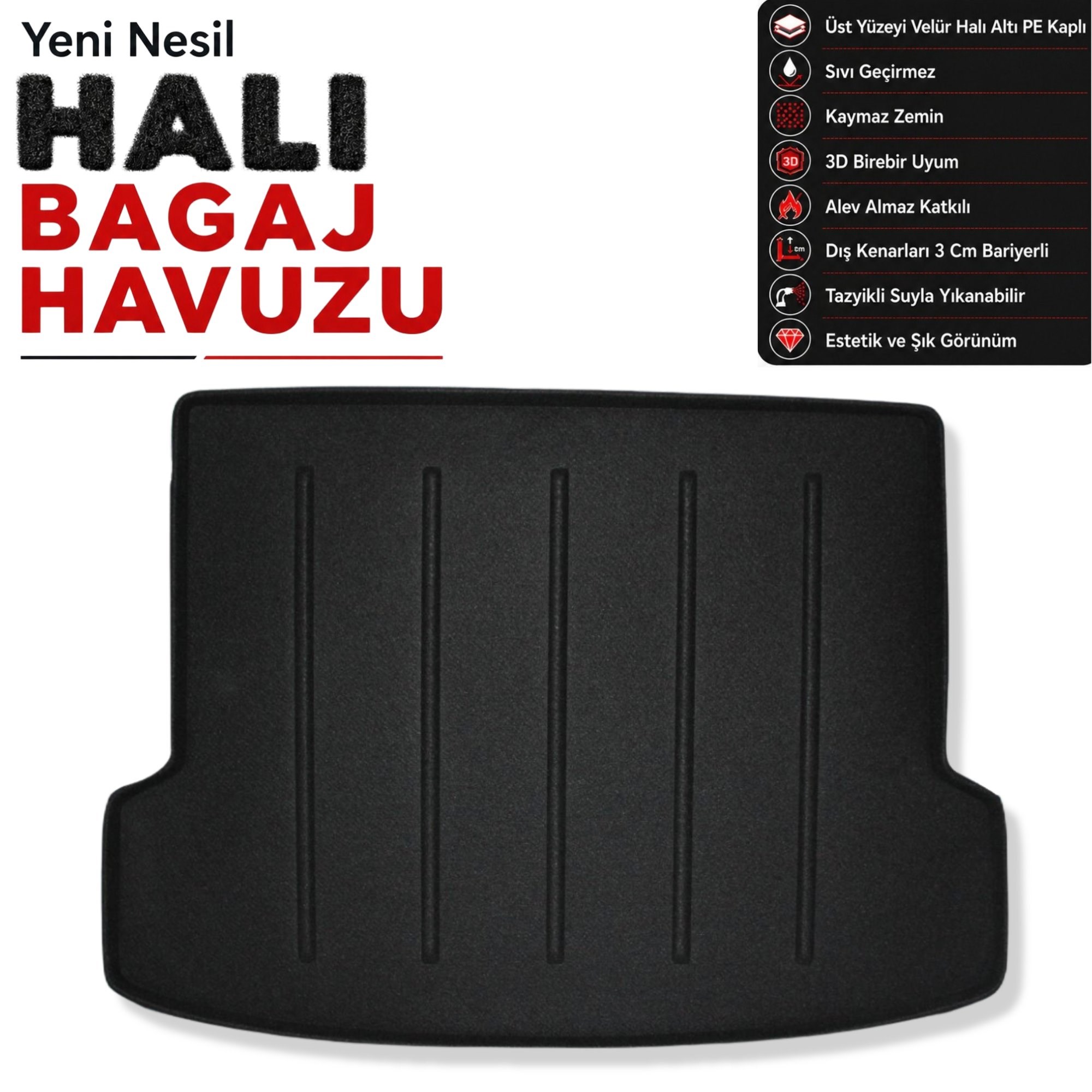 JAECOO 7 4x4 Halı Bagaj Havuzu (2024 ve Sonrası)