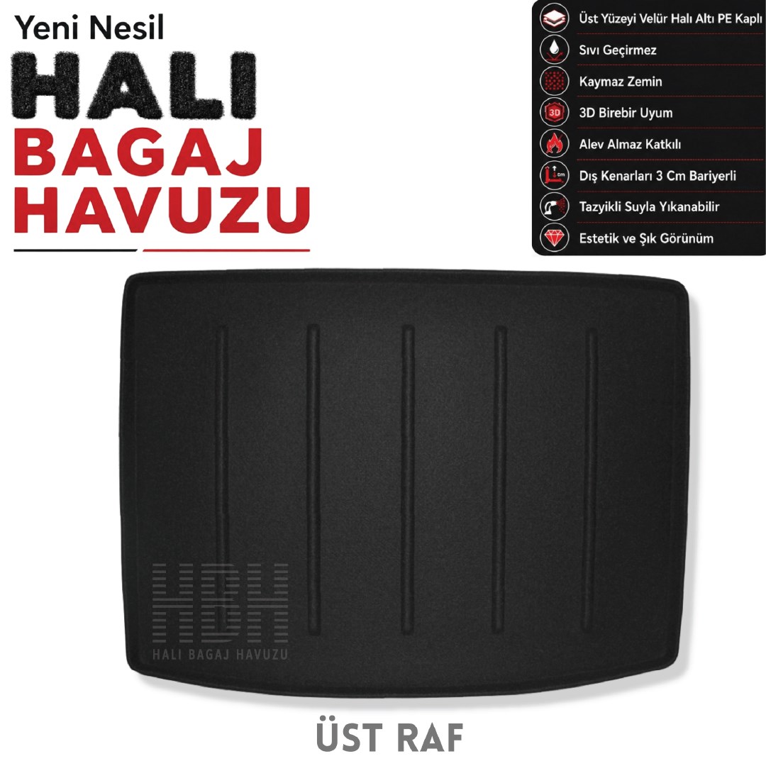 Kia EV3 Halı Bagaj Havuzu (2024 ve Sonrası)